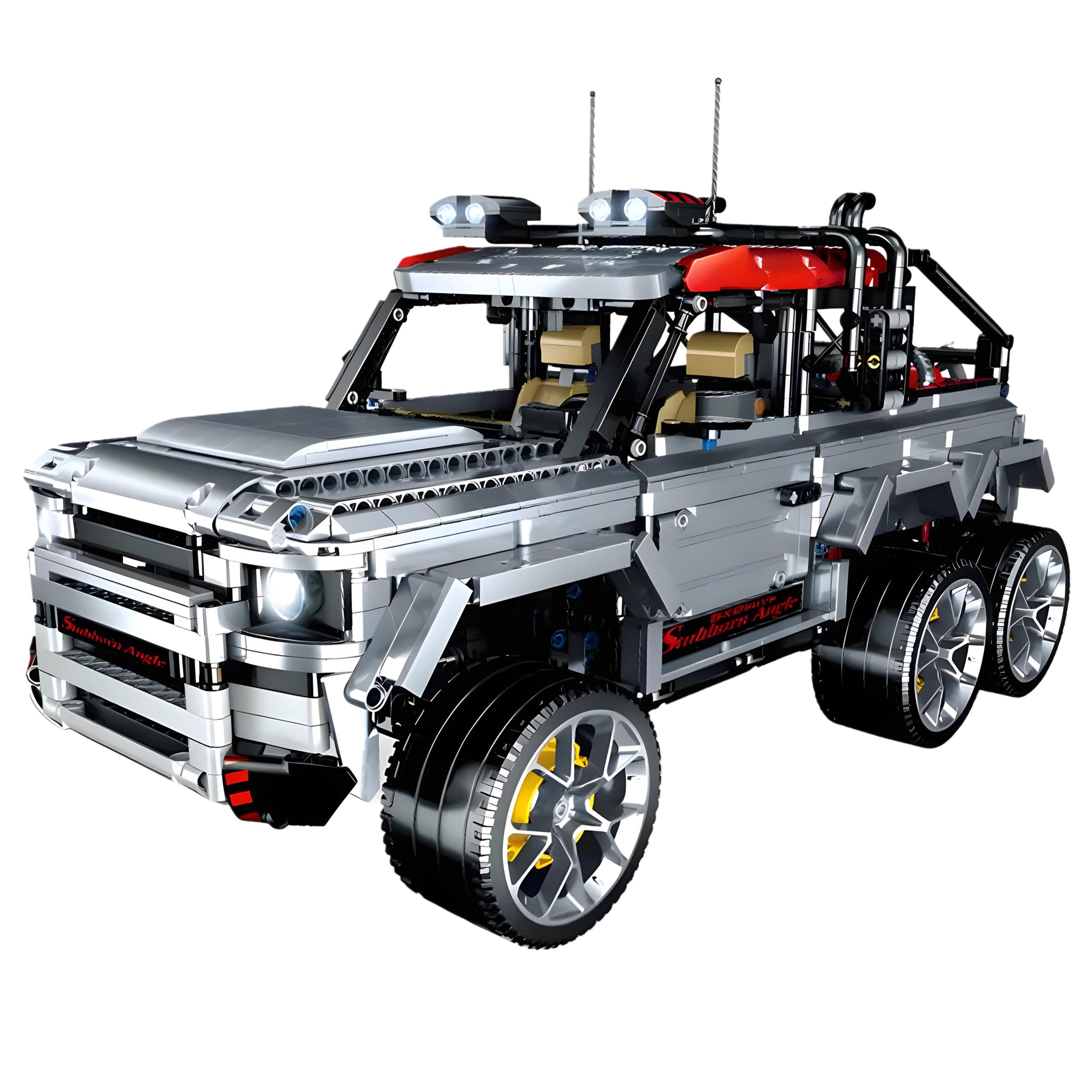 6x6 British Off Roader | 3082pcs | Block World
