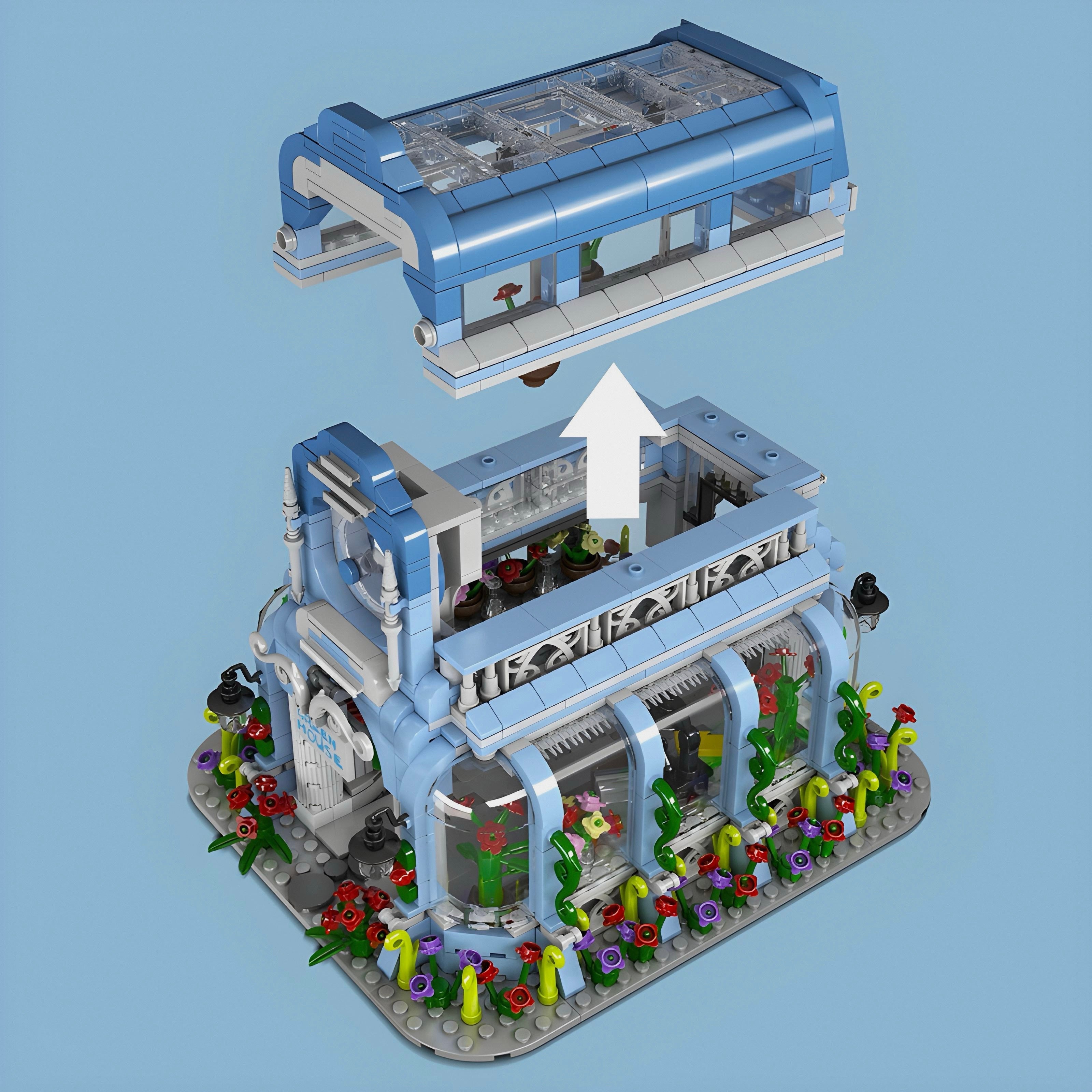 Green House | 1290pcs | Block World