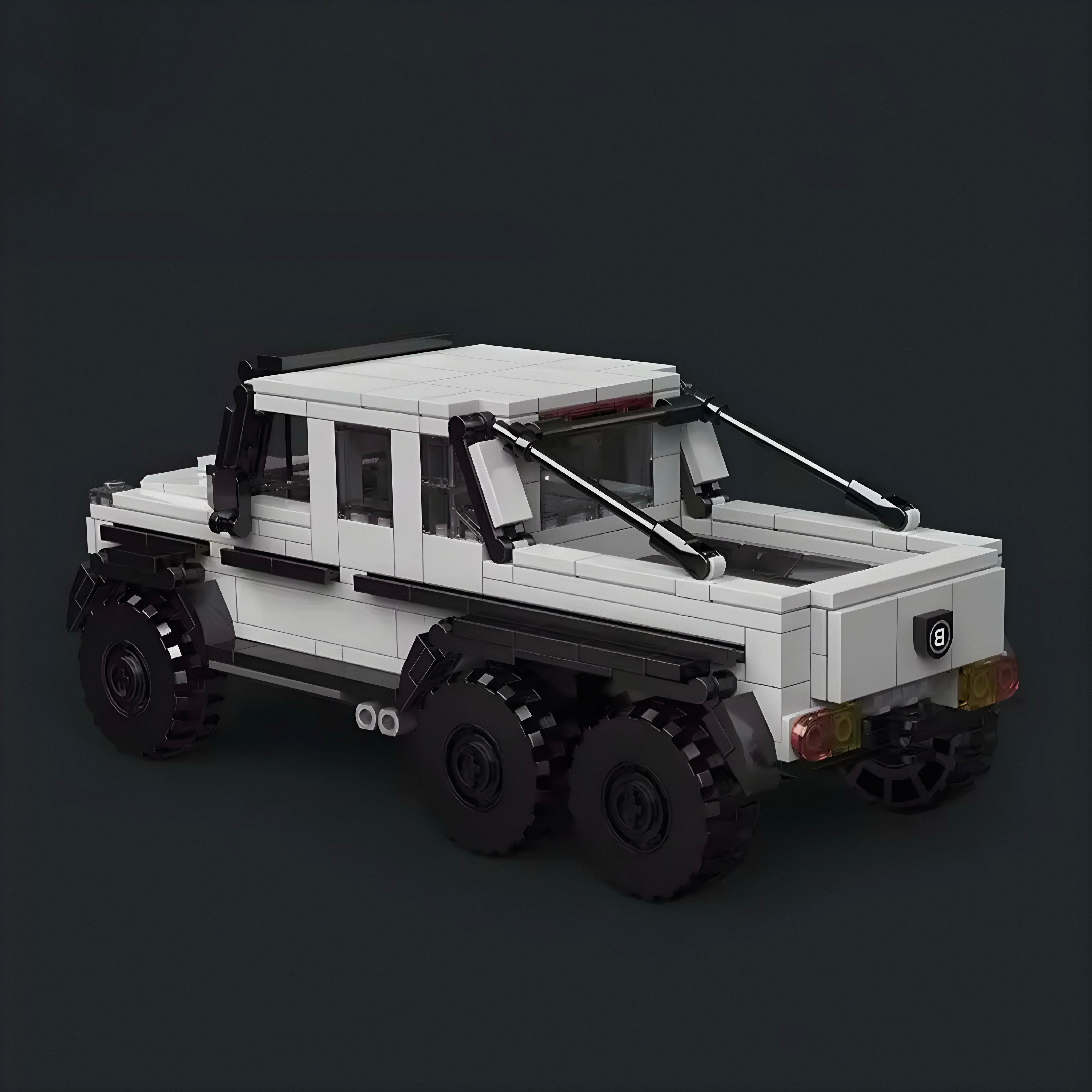 6x6 German Off Roader | 582pcs | Block World