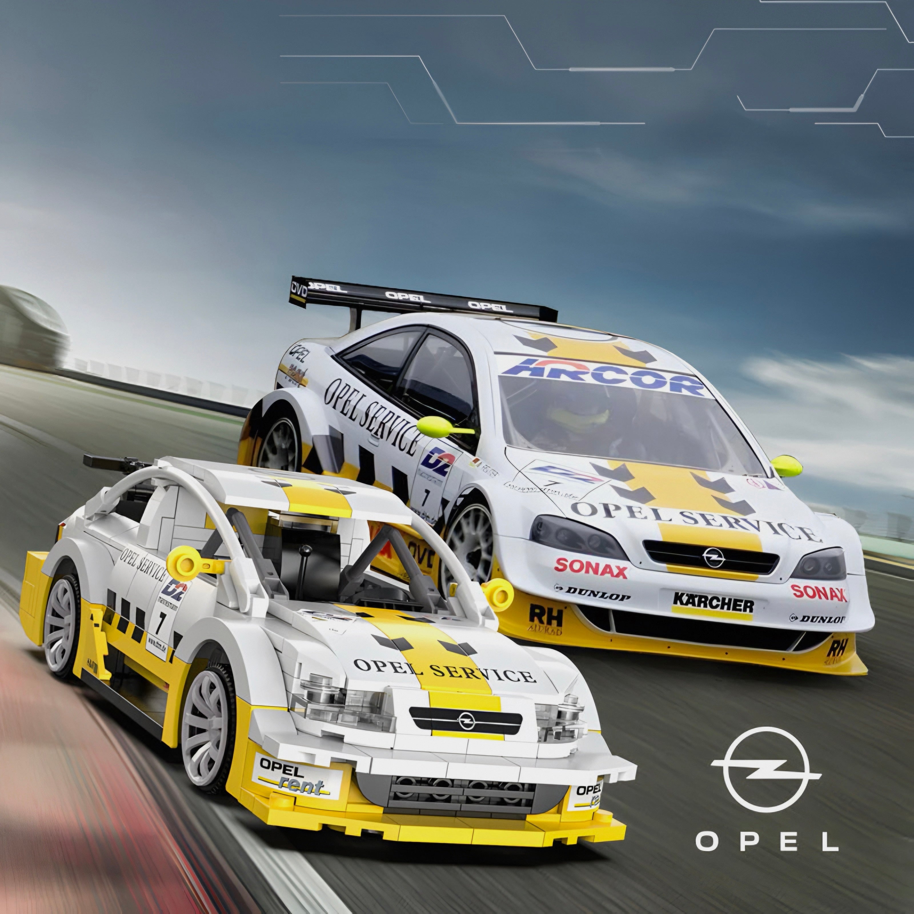 Remote Controlled Opel Astra V8 | 462pcs