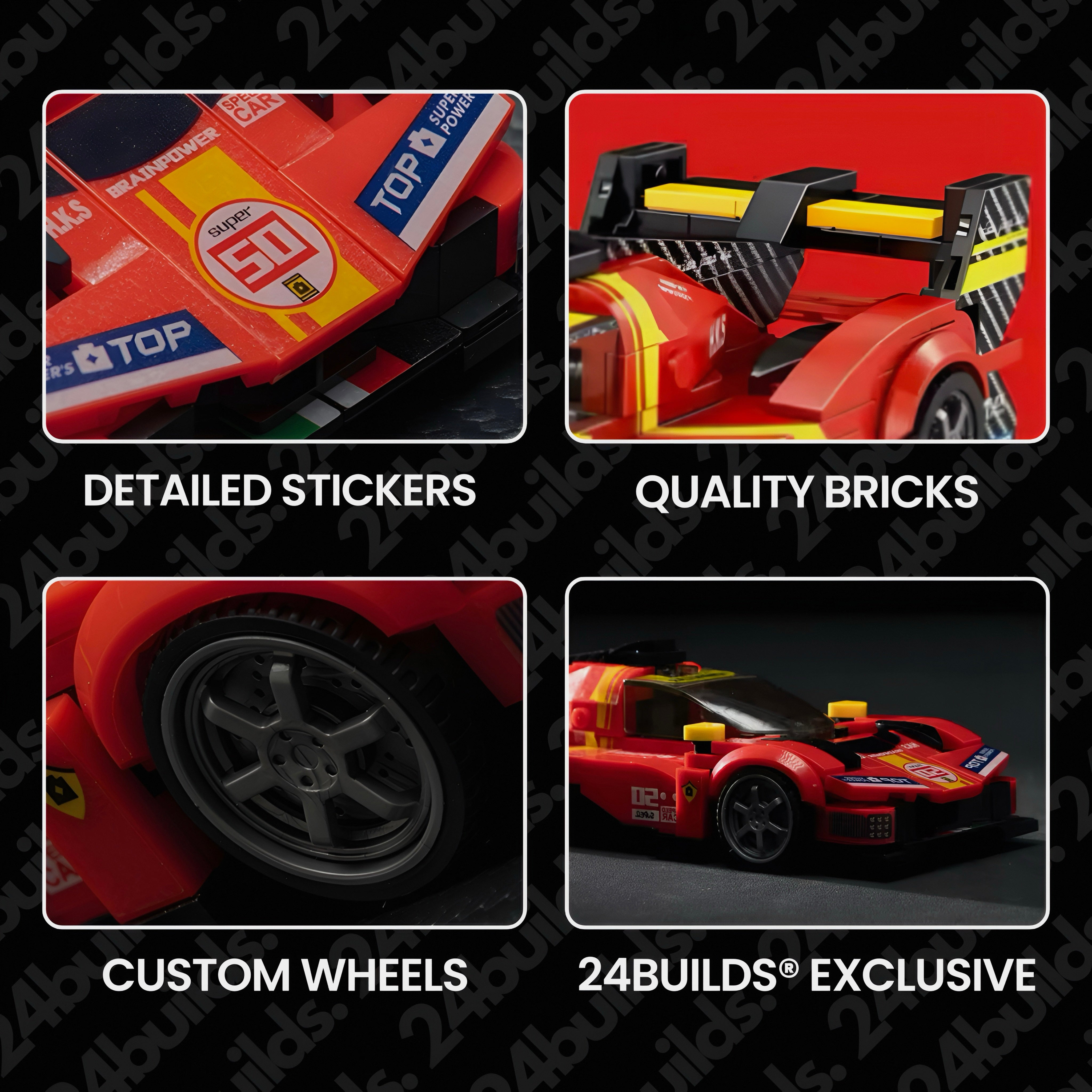 499P Le Mans Hypercar | 312pcs | Block World