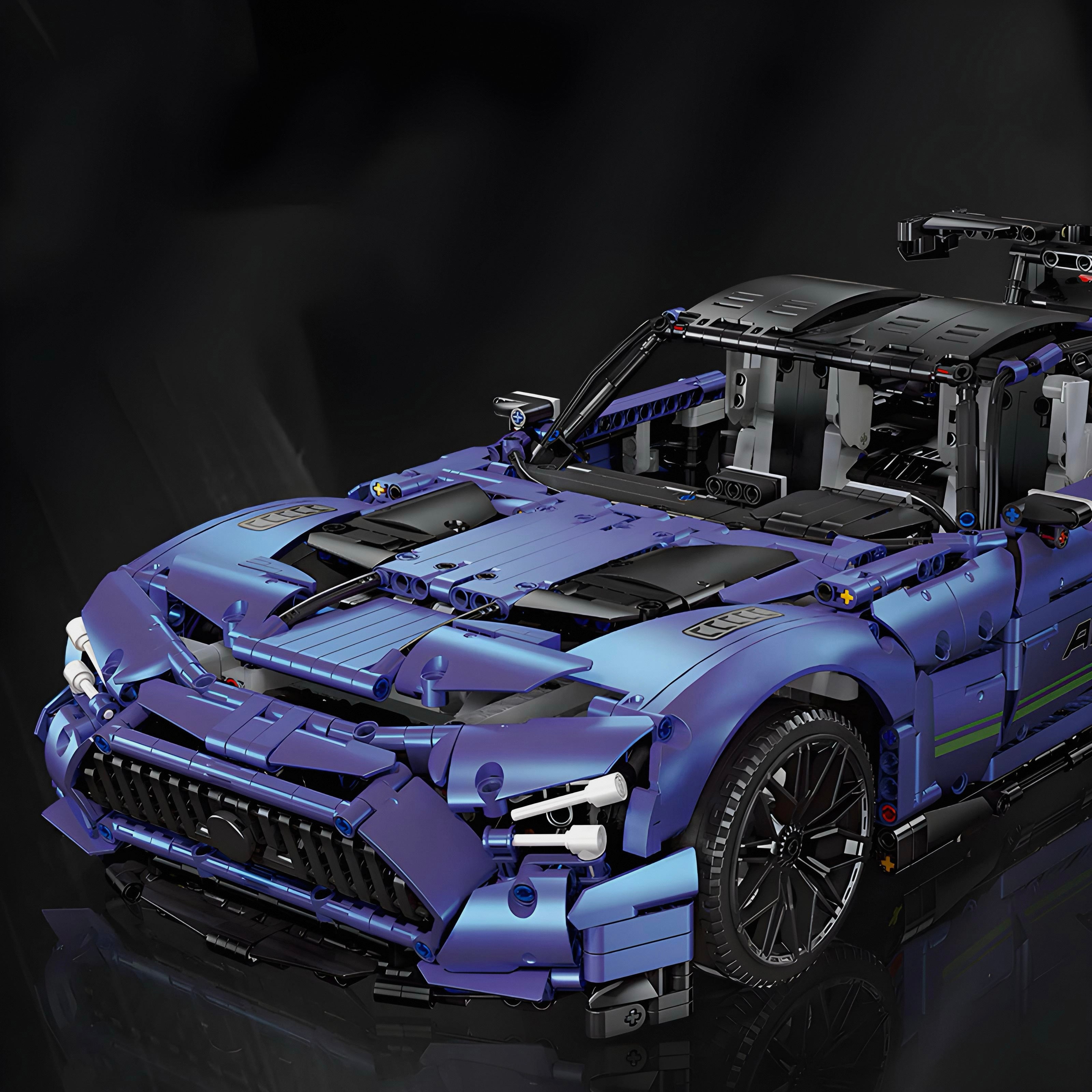 Satin Blue AMG GTR | 2887pcs