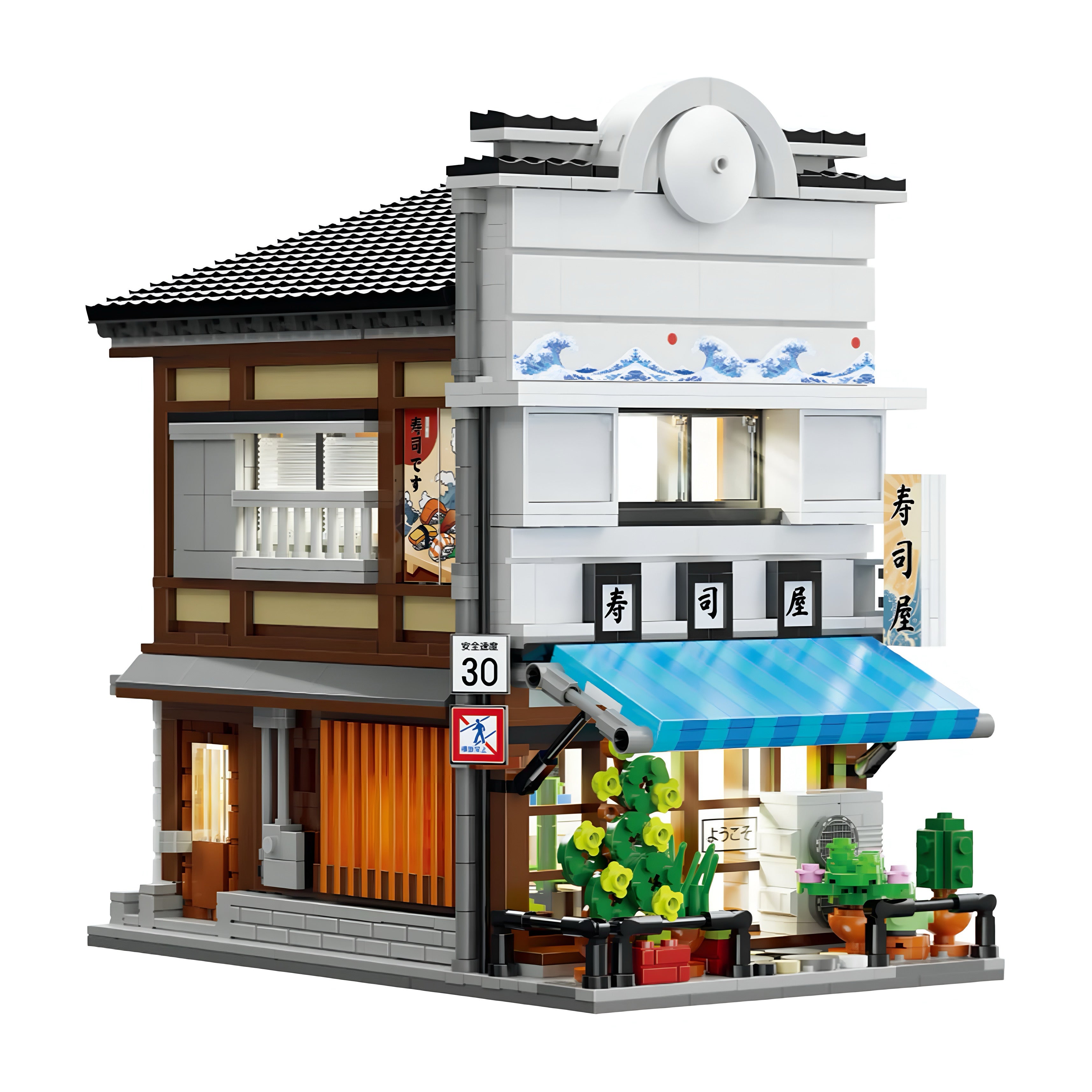 Japanese Sushi Shop | 1664pcs | Block World