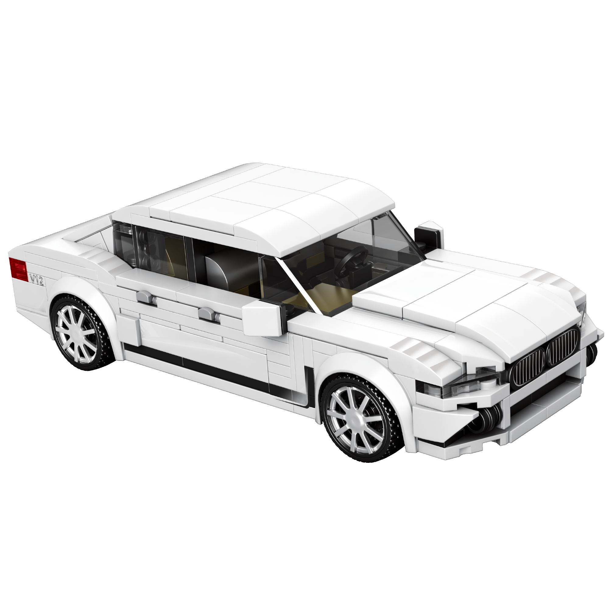 German V12 Luxury Sedan | 396pcs | Block World