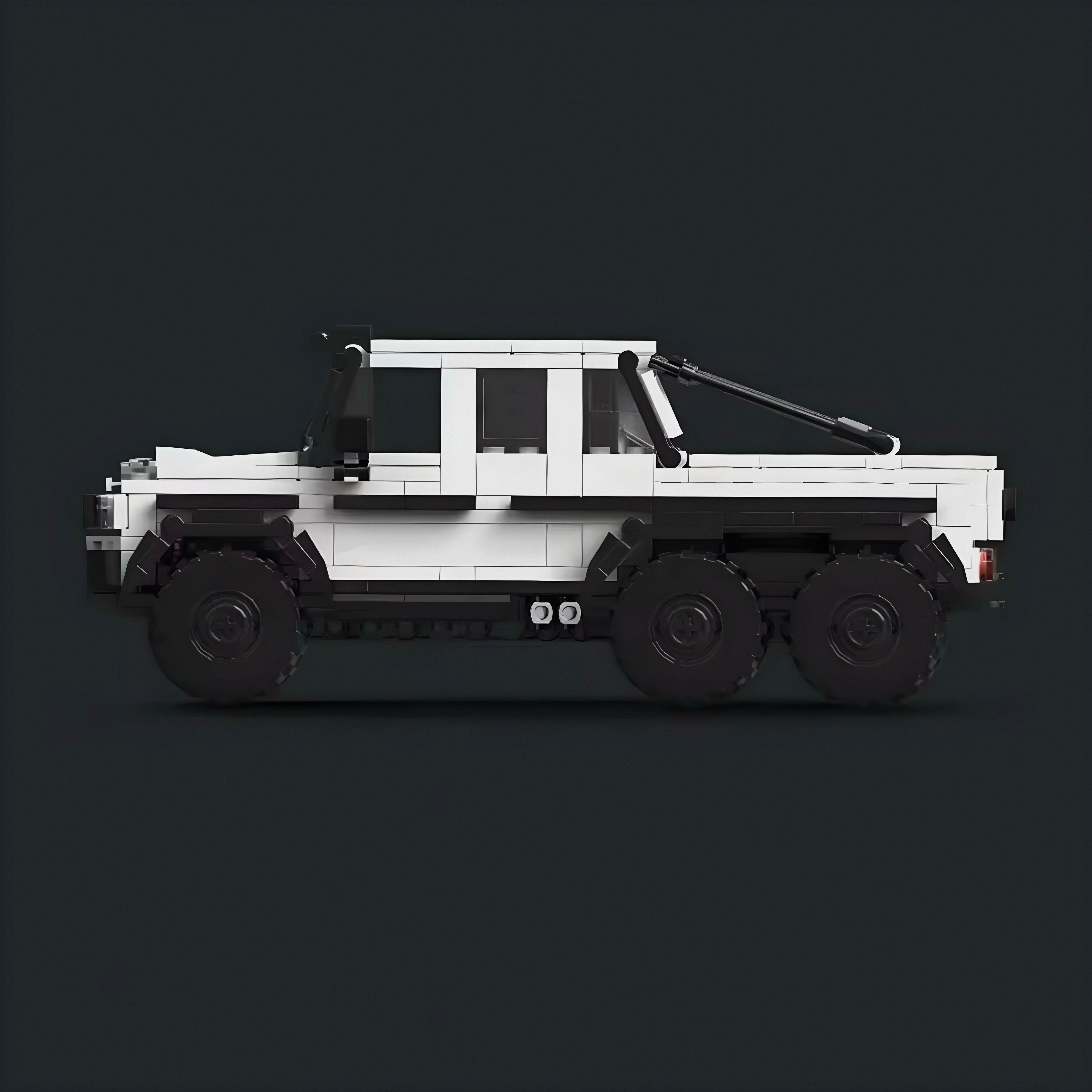 6x6 German Off Roader | 582pcs | Block World
