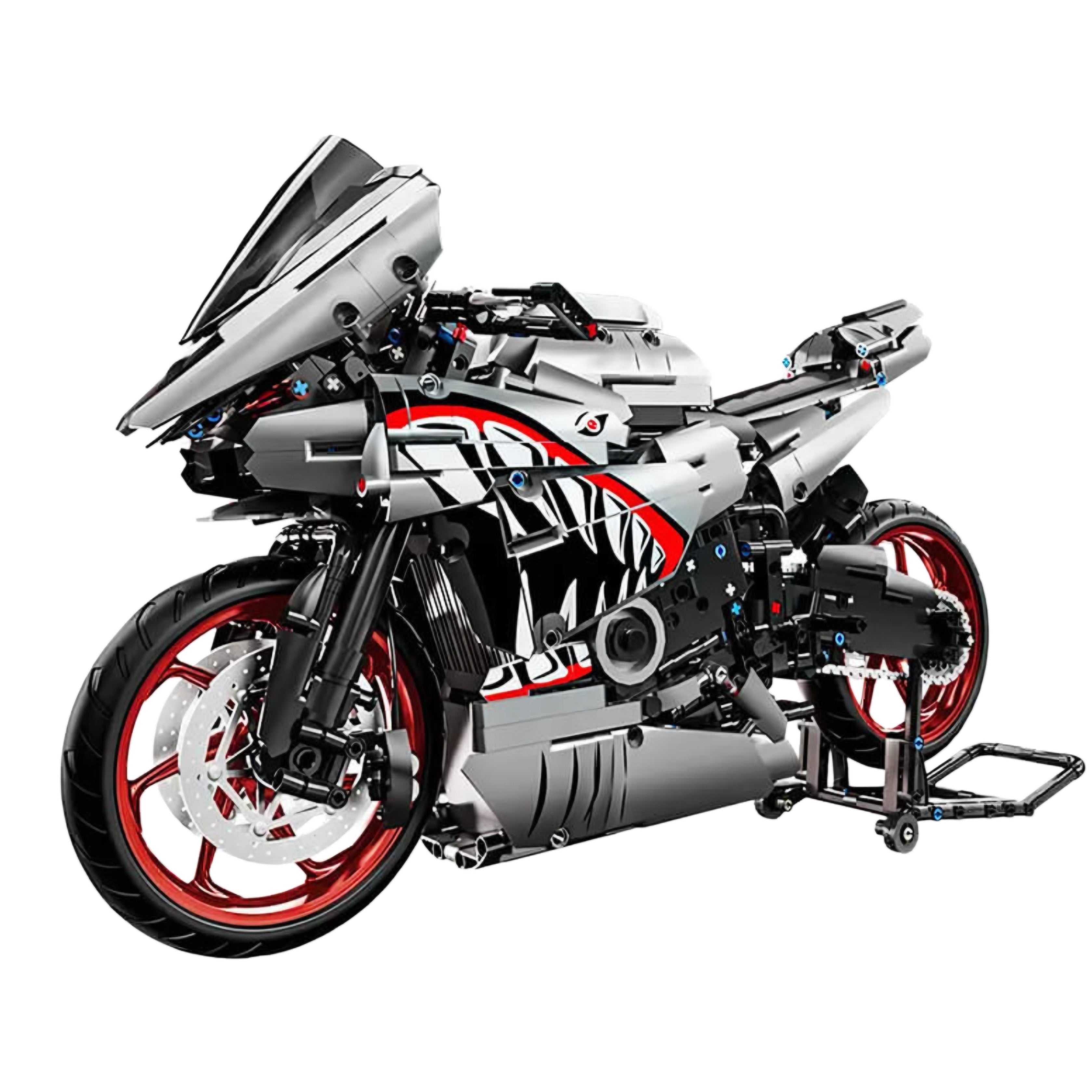 Japanese Shark Performance Motorbike | 2128pcs | Block World