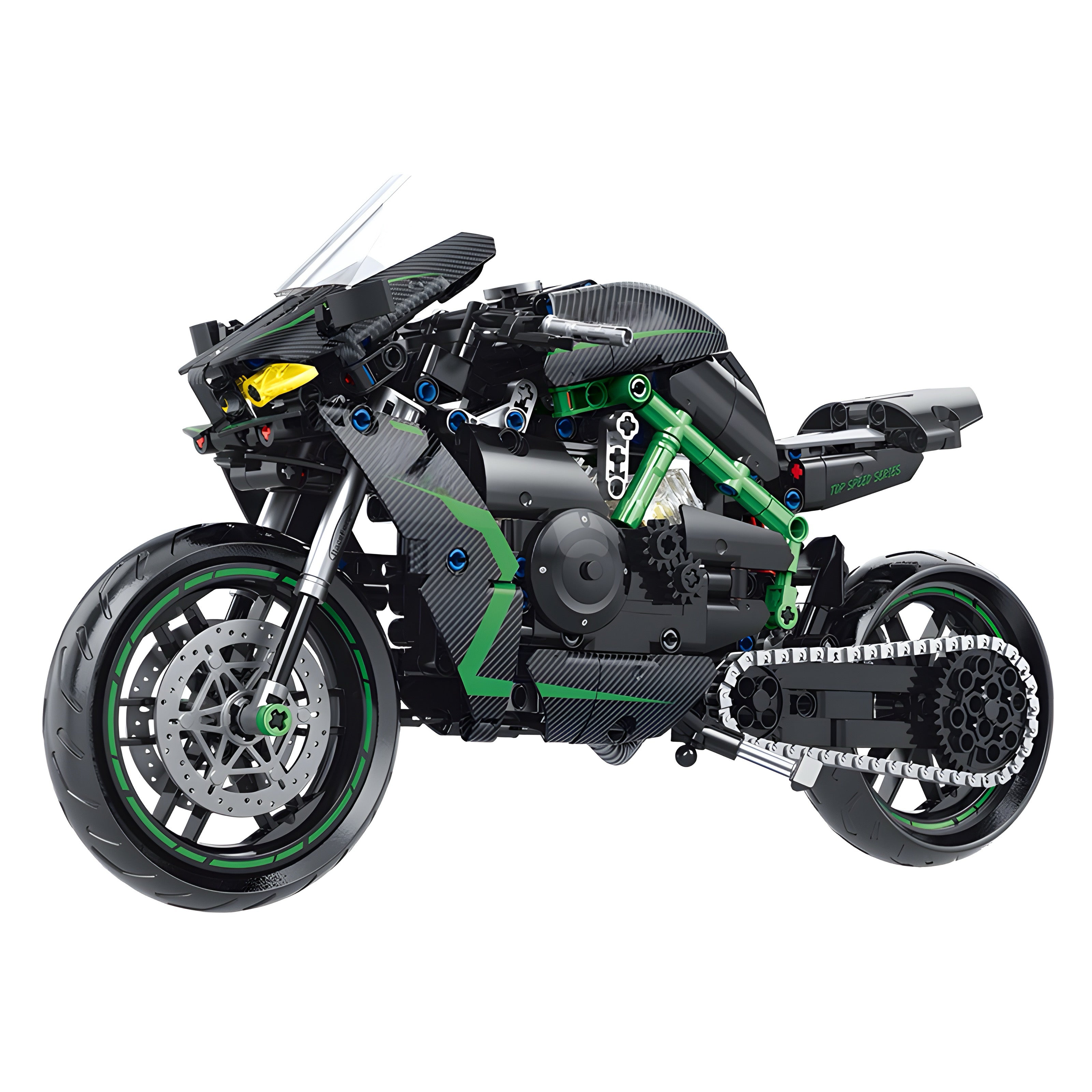 Carbon Fiber Japanese Motorbike | 512pcs | Block World