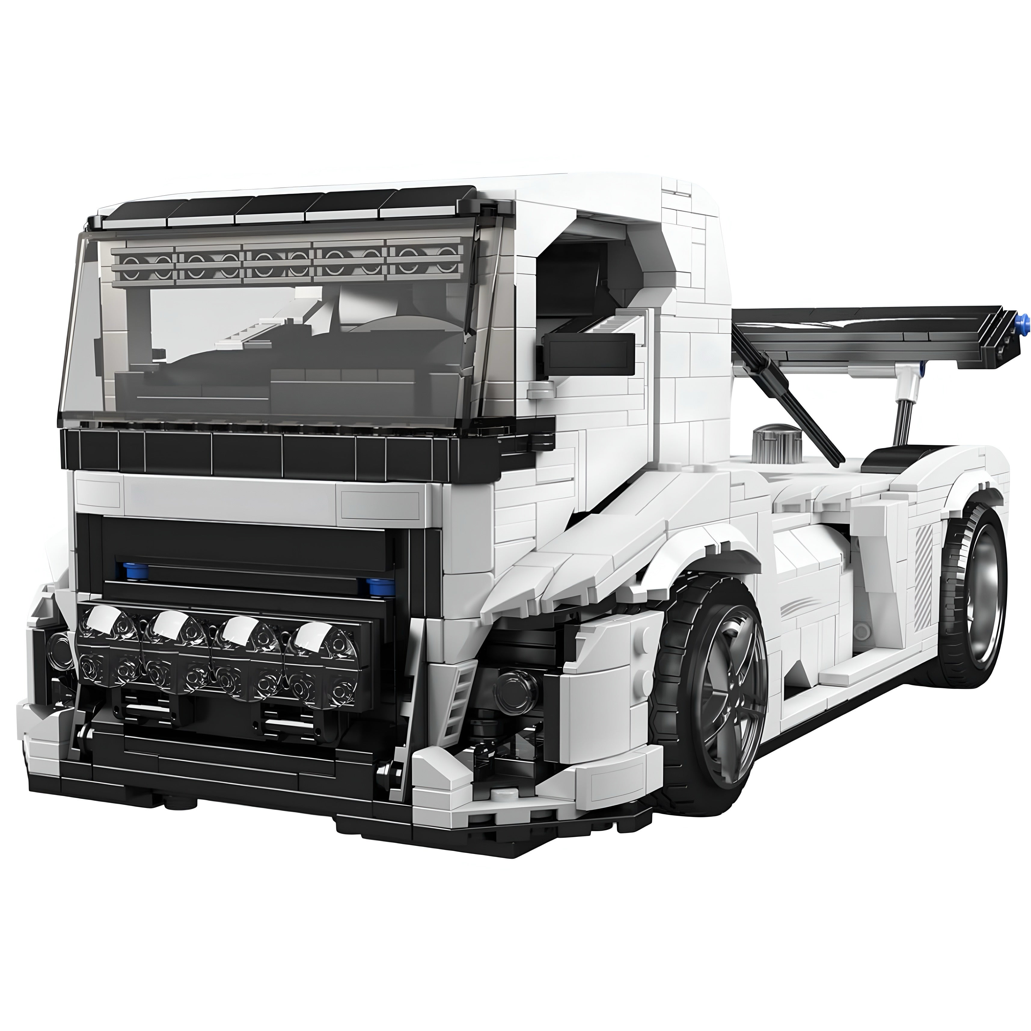 2,400HP "Iron Knight" Truck | 1606pcs | Block World