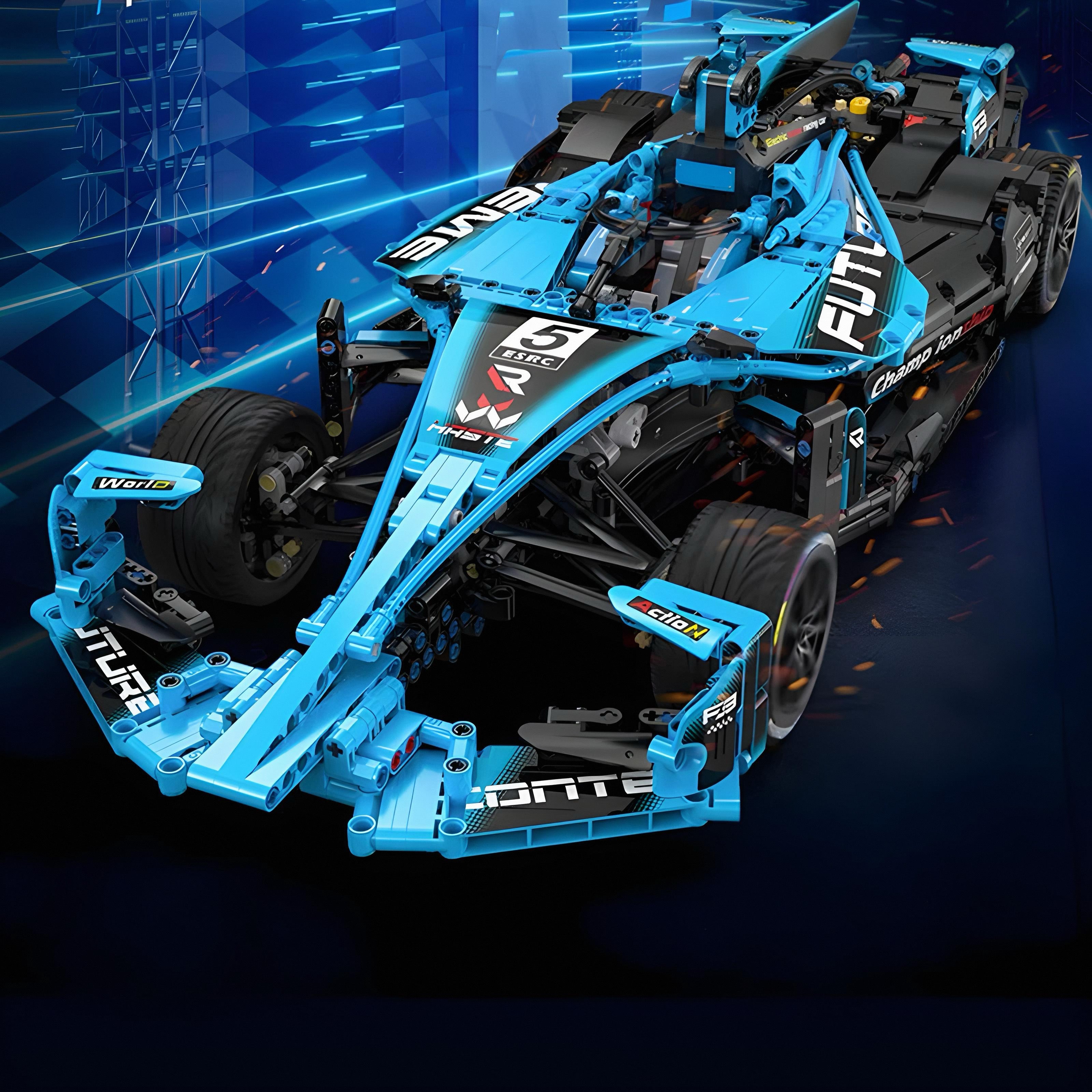 Gen 2 Electric Single Seater Race Car | 1666pc | Block World