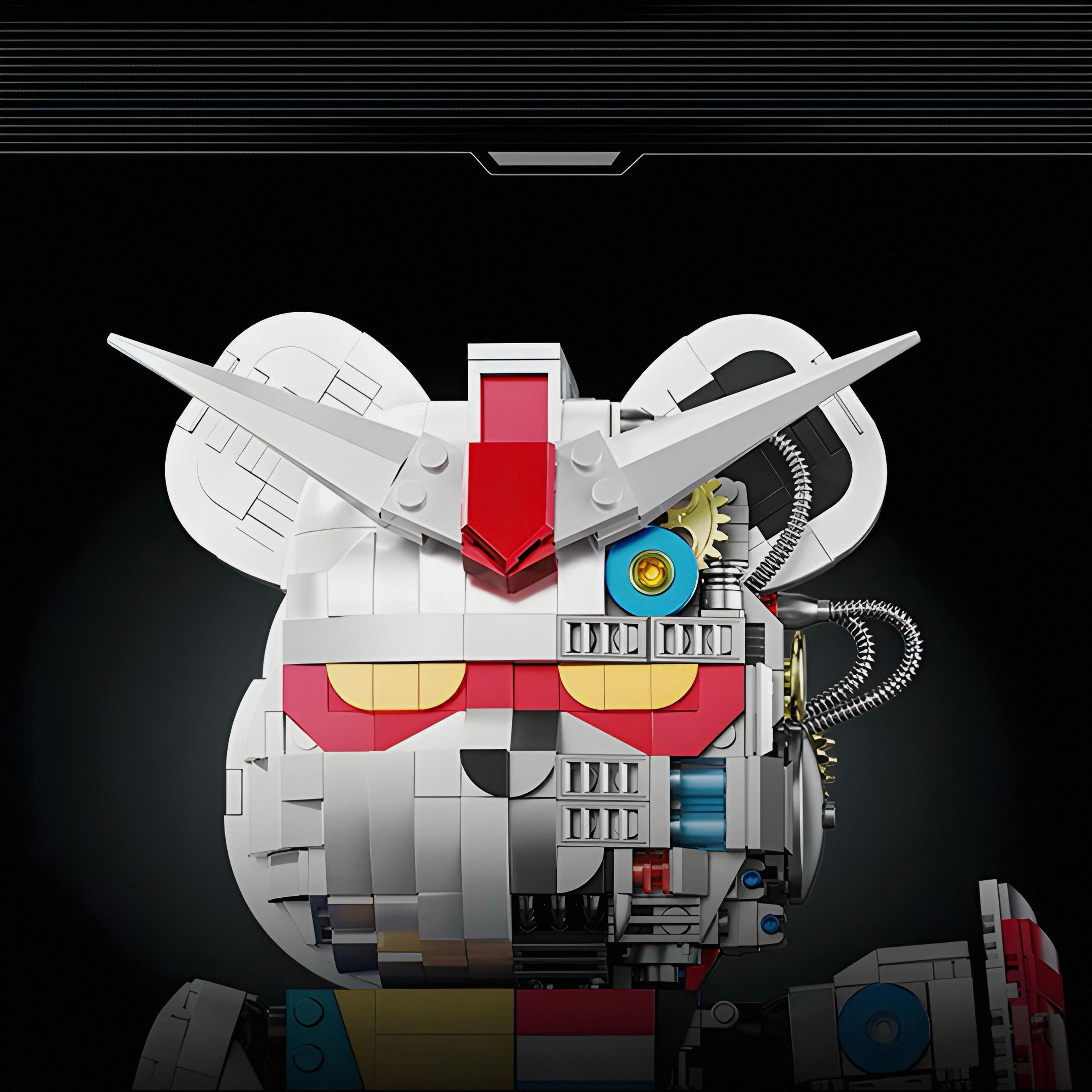 Bearblock #Fightbot 400% | 1682pcs | Block World