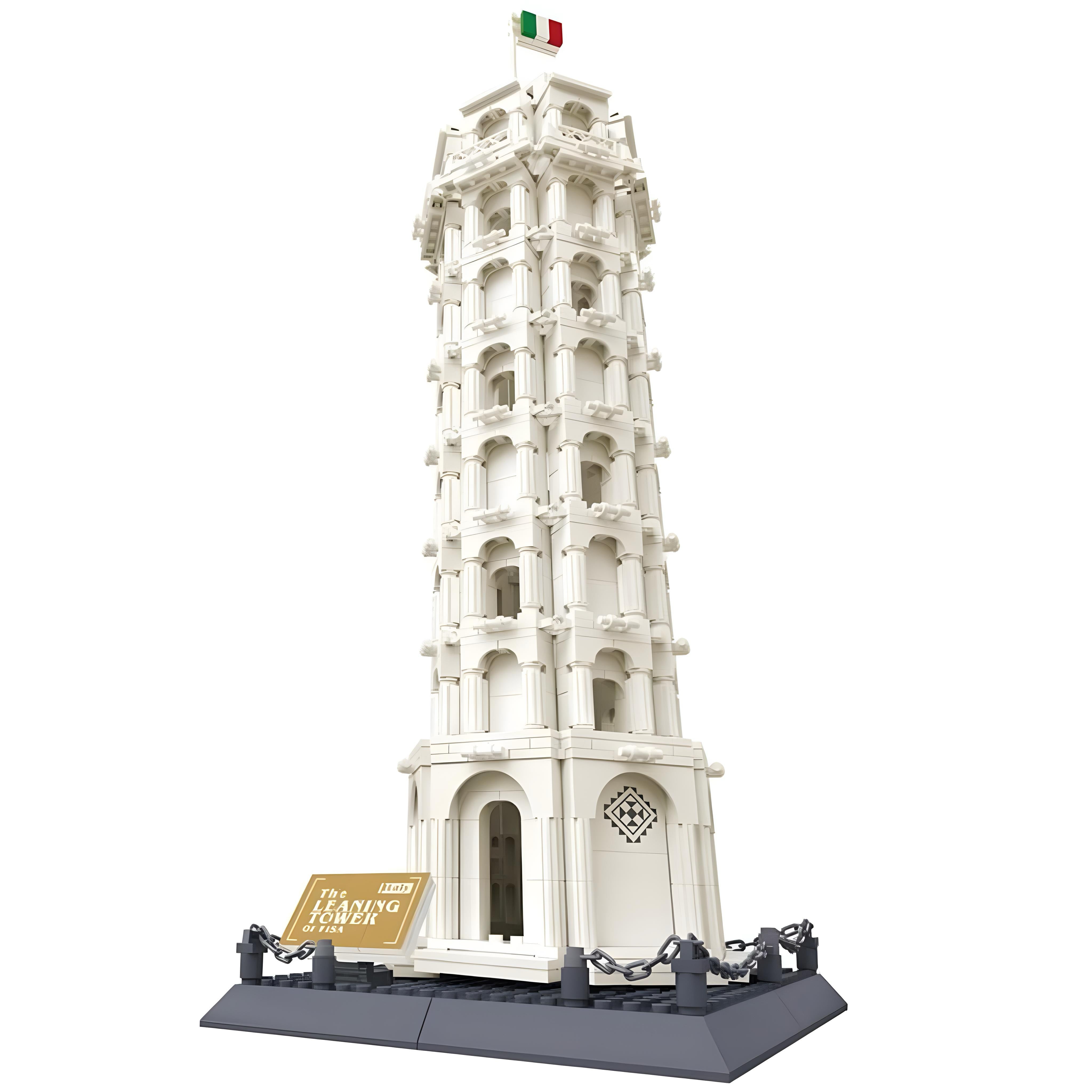 Leaning Tower of Pisa | 1390pcs | Block World