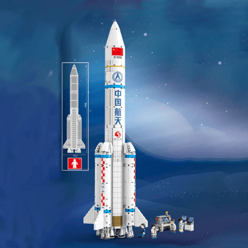 Cryogenic Liquid Launch Vehicle | 1201pcs | Block World