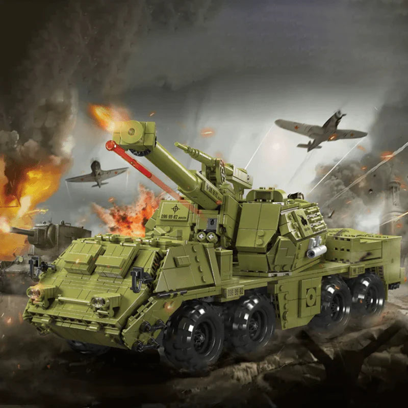 Dana Self-Propelled Artillery Tank | 1922pcs | Block World