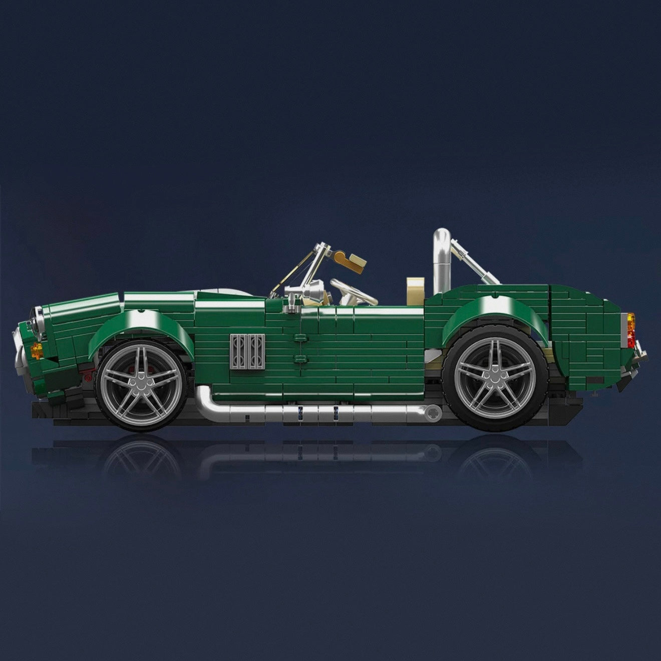 American V8 Classic Roadster | 1198pcs | Block World