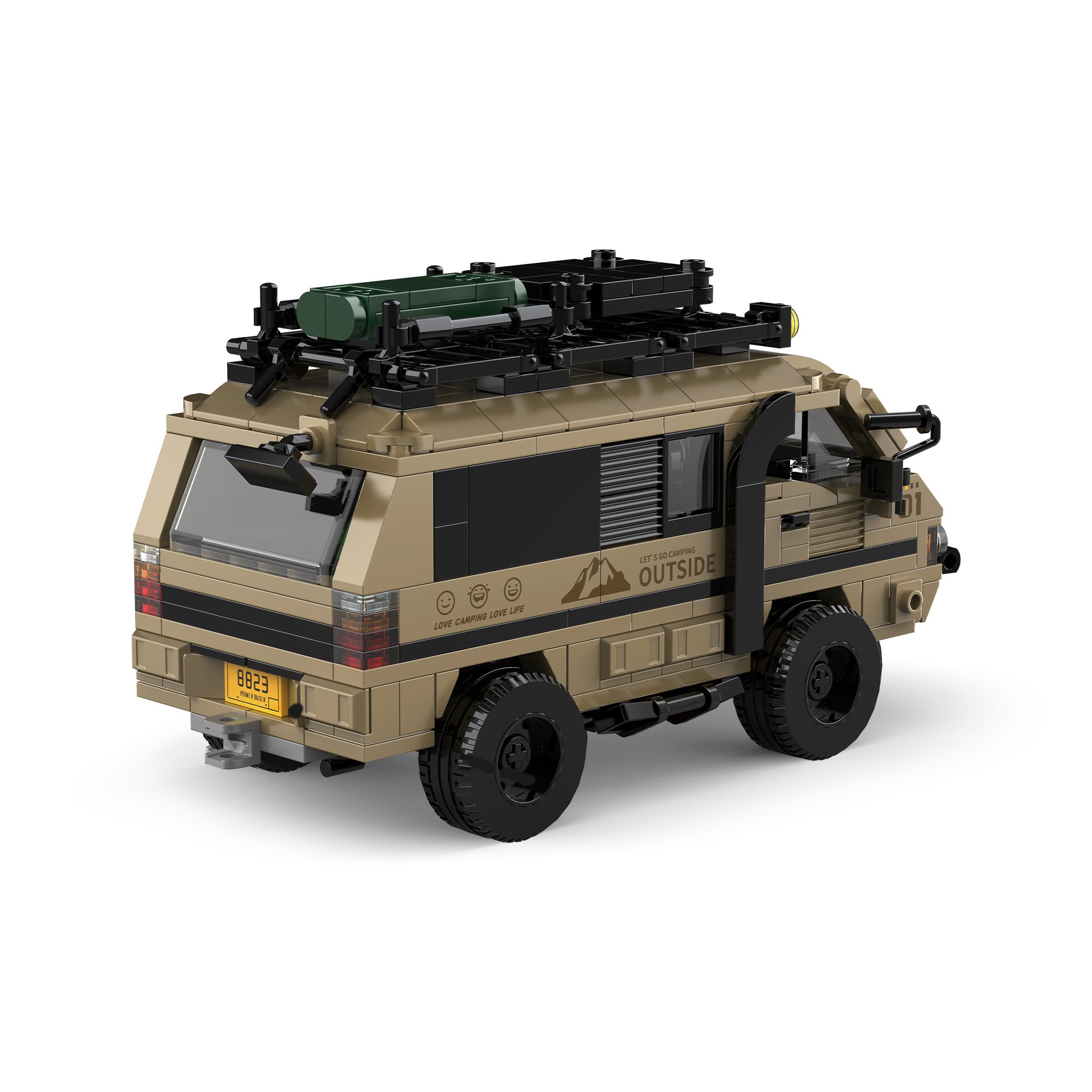 Classic Japanese Campervan | 492pcs | Block World