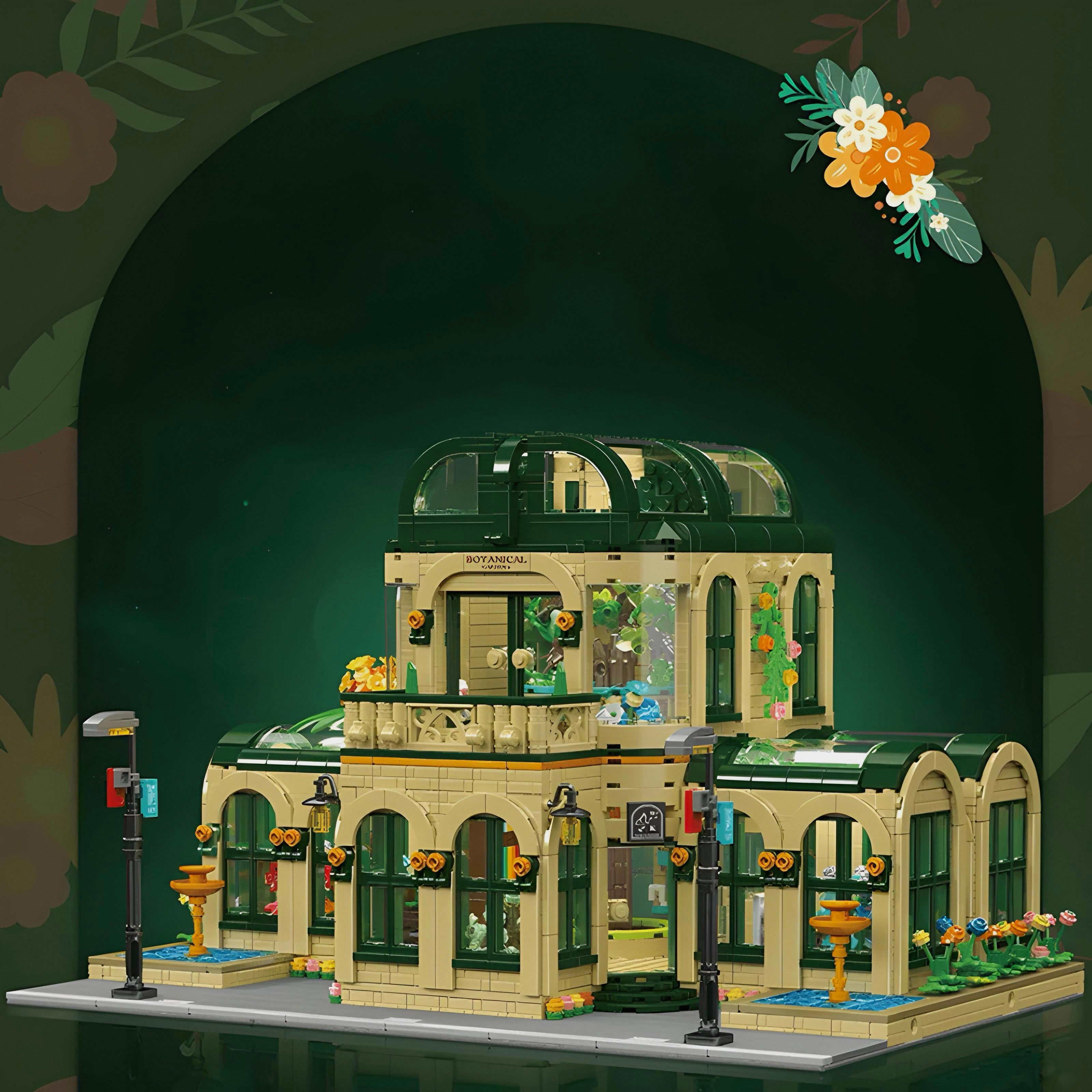 Dome Botanical Gardens | 3382pcs | Block World