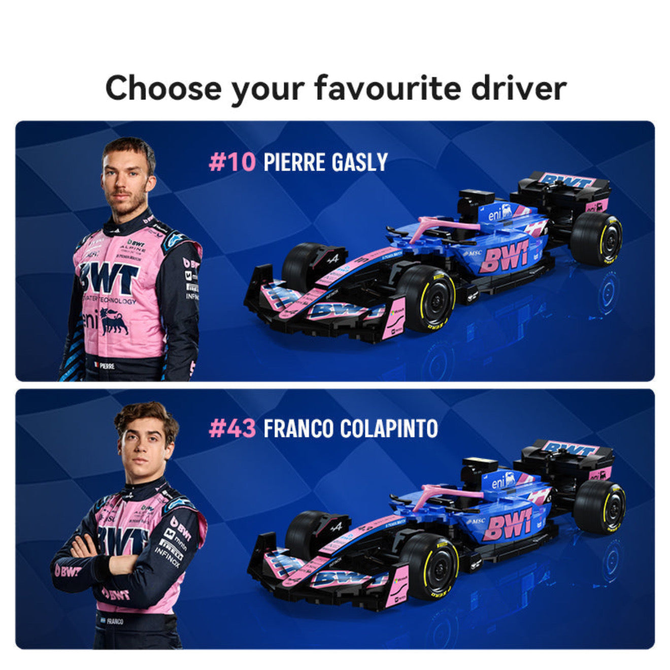 BWT Alpine Formula One Team | 302pcs | Block World