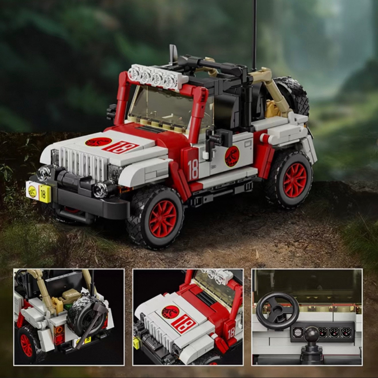 Classic Safari Off-Roaders Bundle | 1632pcs | Block World