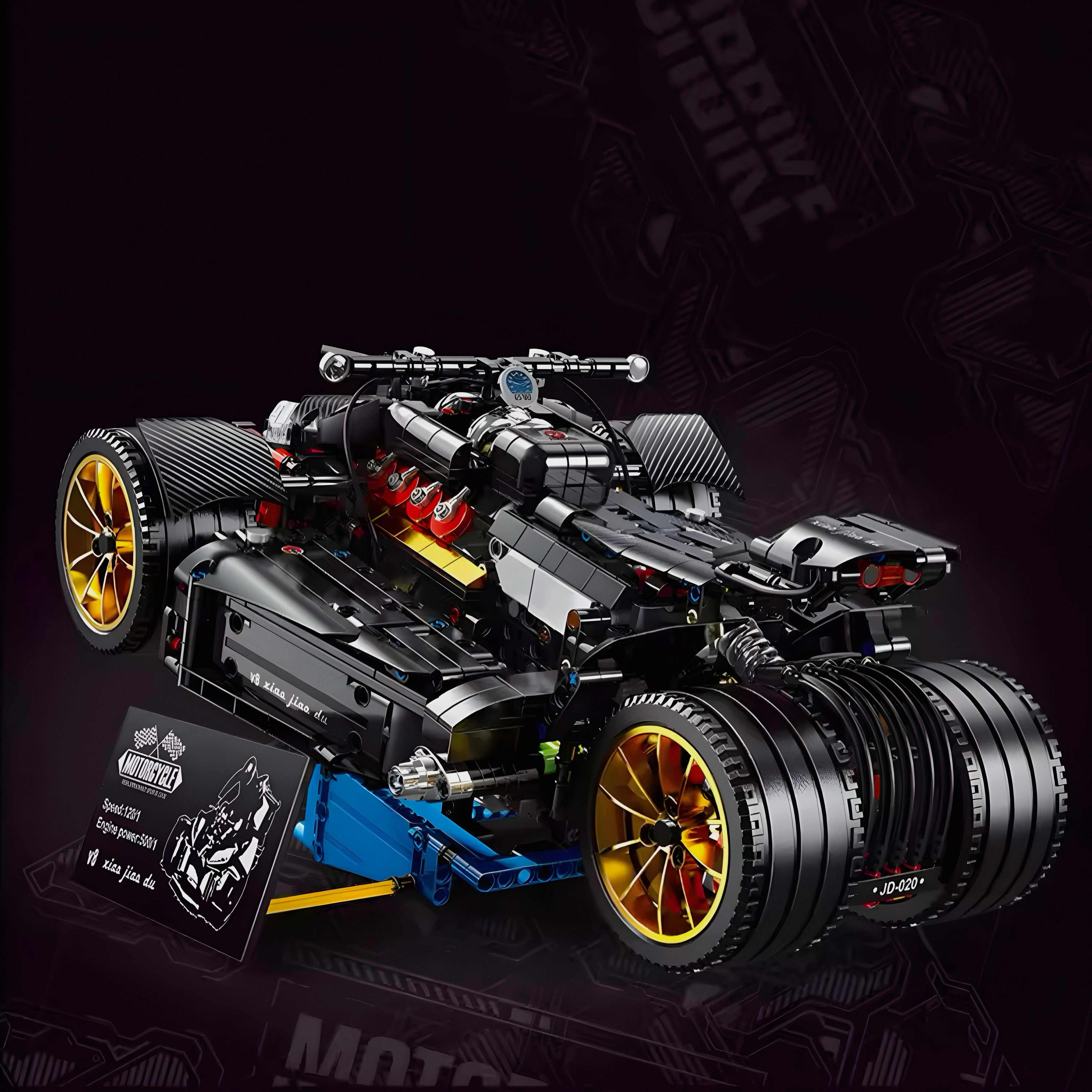 V8m Motorcycle | 2054pcs