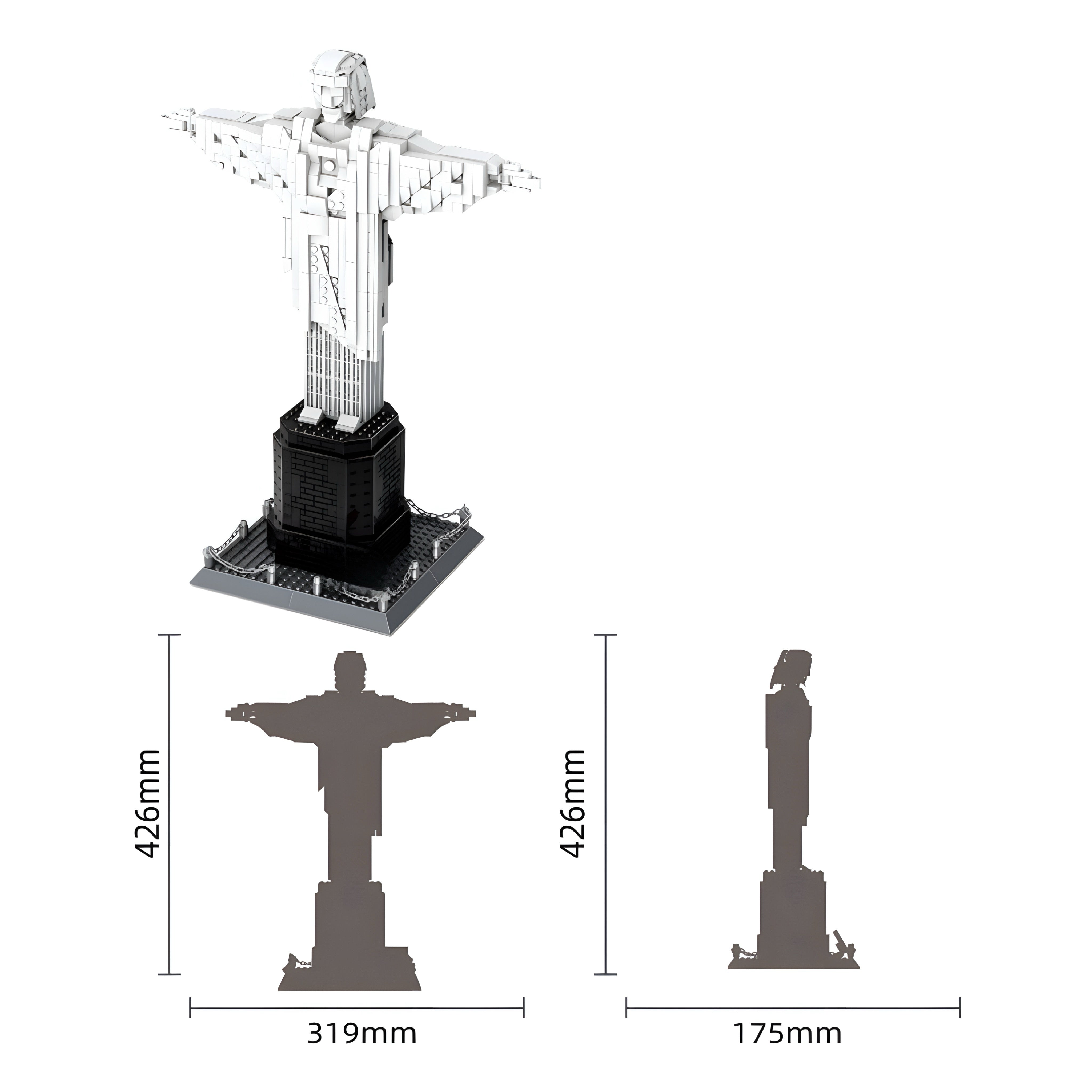 Christ the Redeemer | 974pcs | Block World