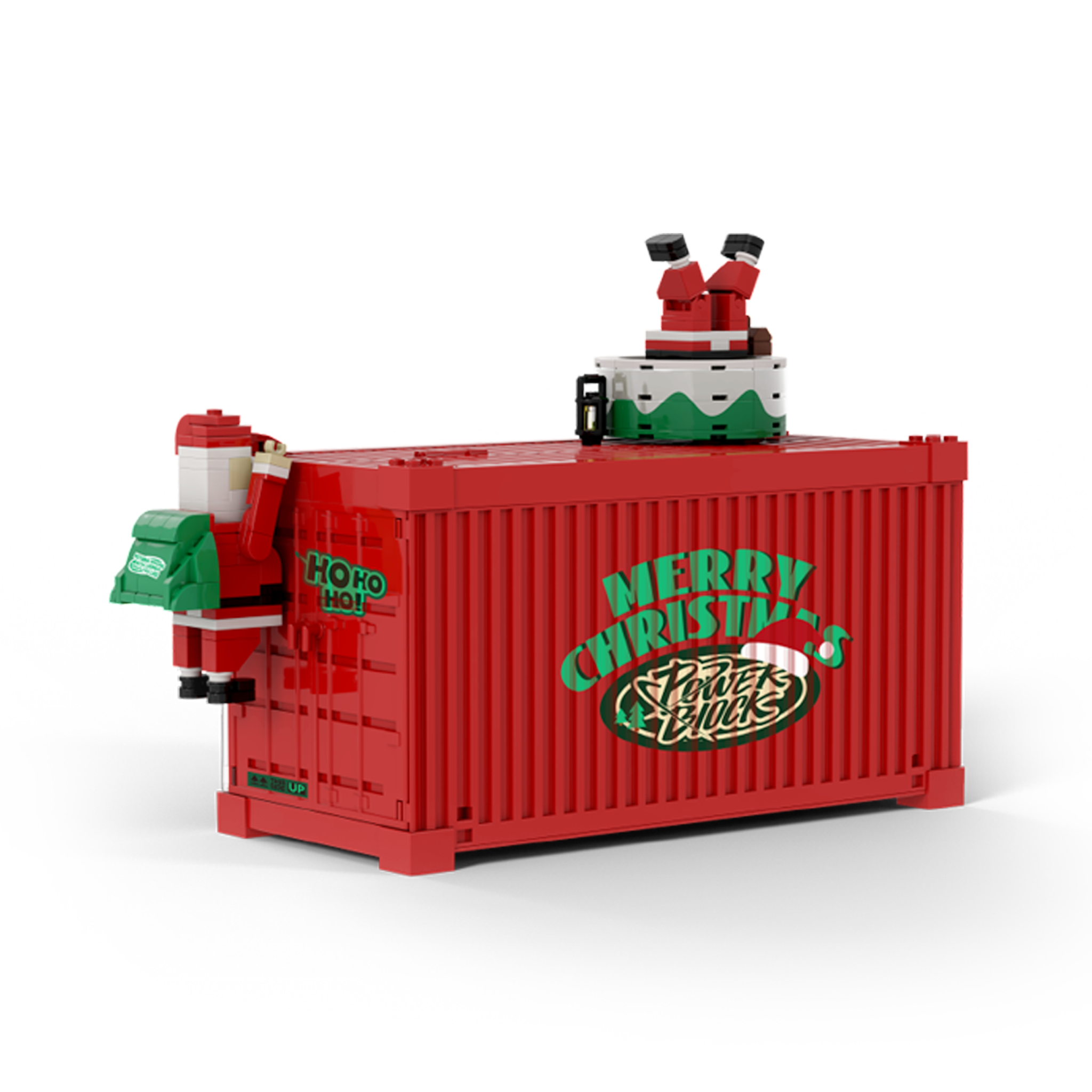 Christmas Pickup Truck | 612pcs | Block World