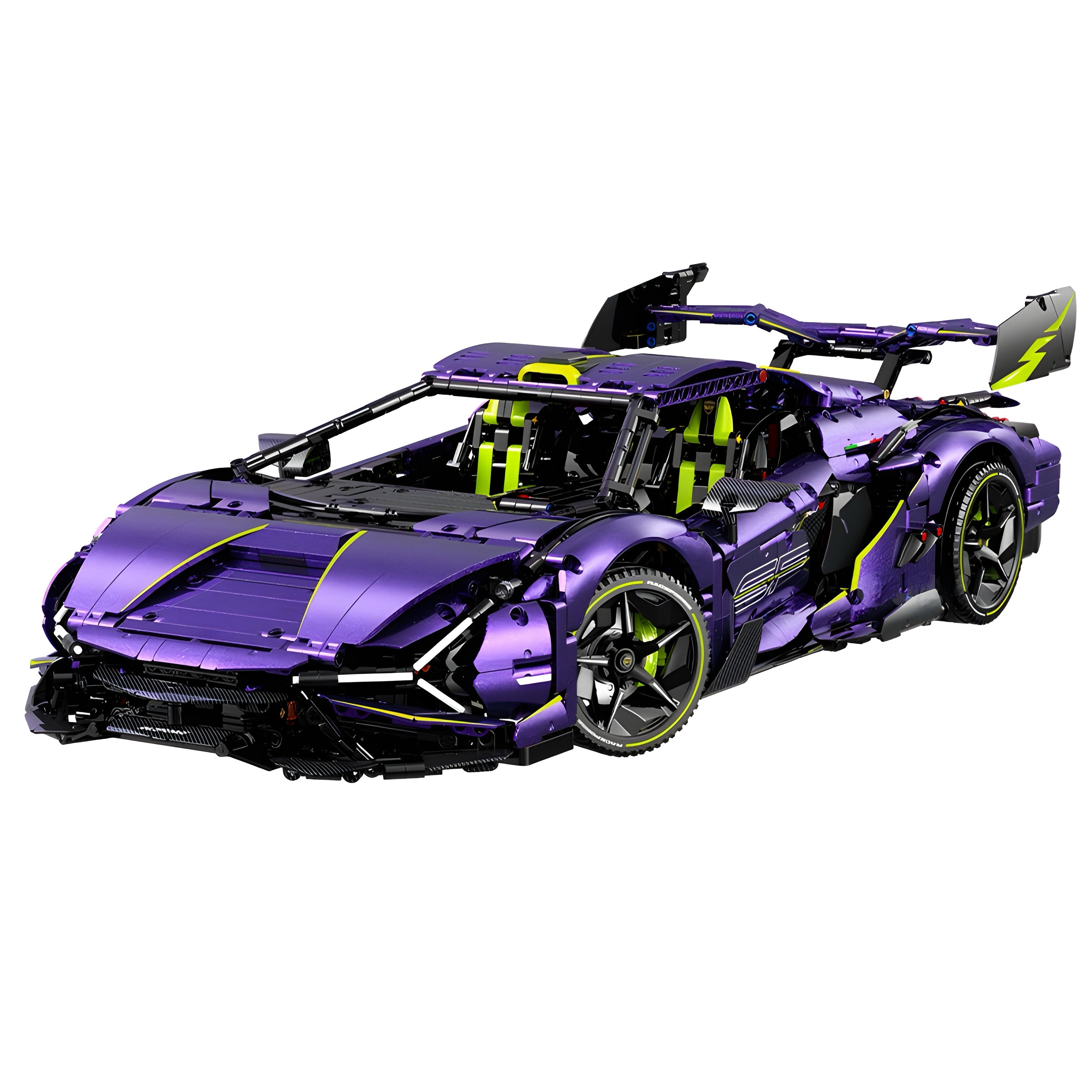 Purple Flake Edition V10 Supercar | 3658pcs