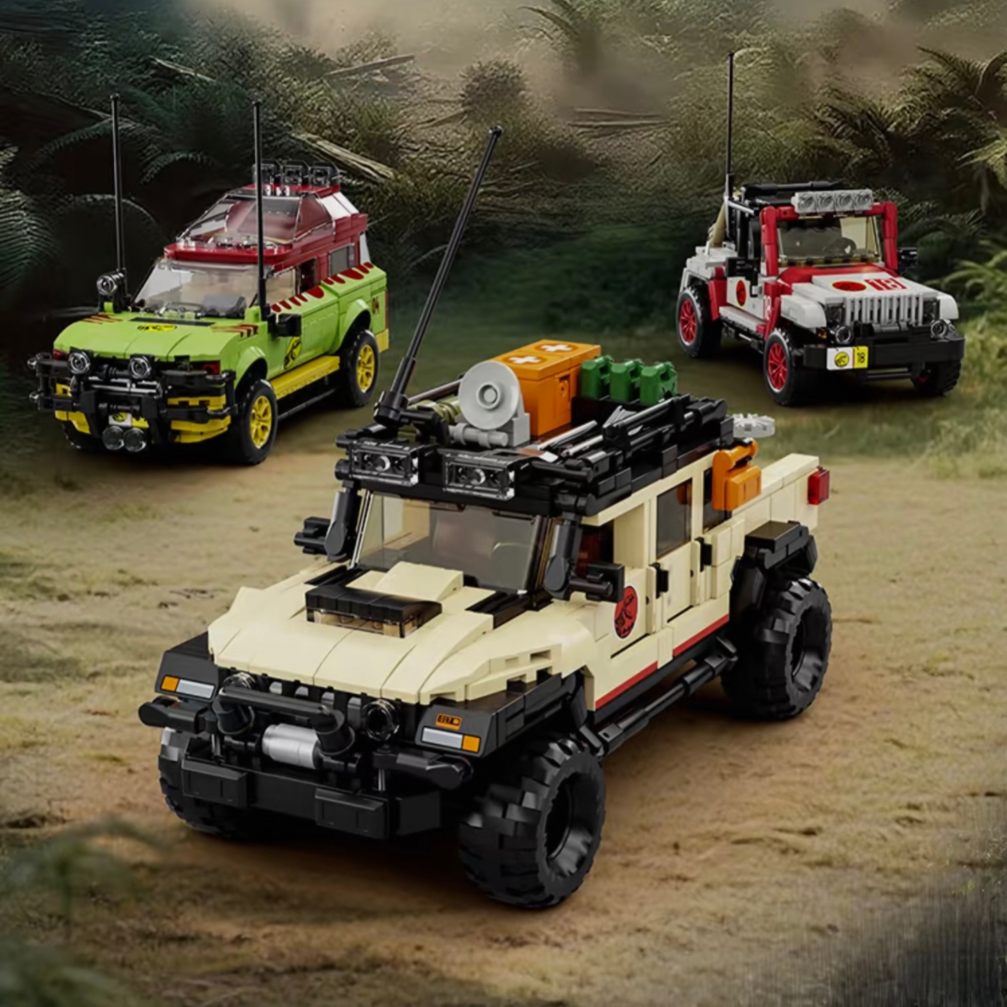 Classic Safari Off-roaders Bundle | 1632pcs