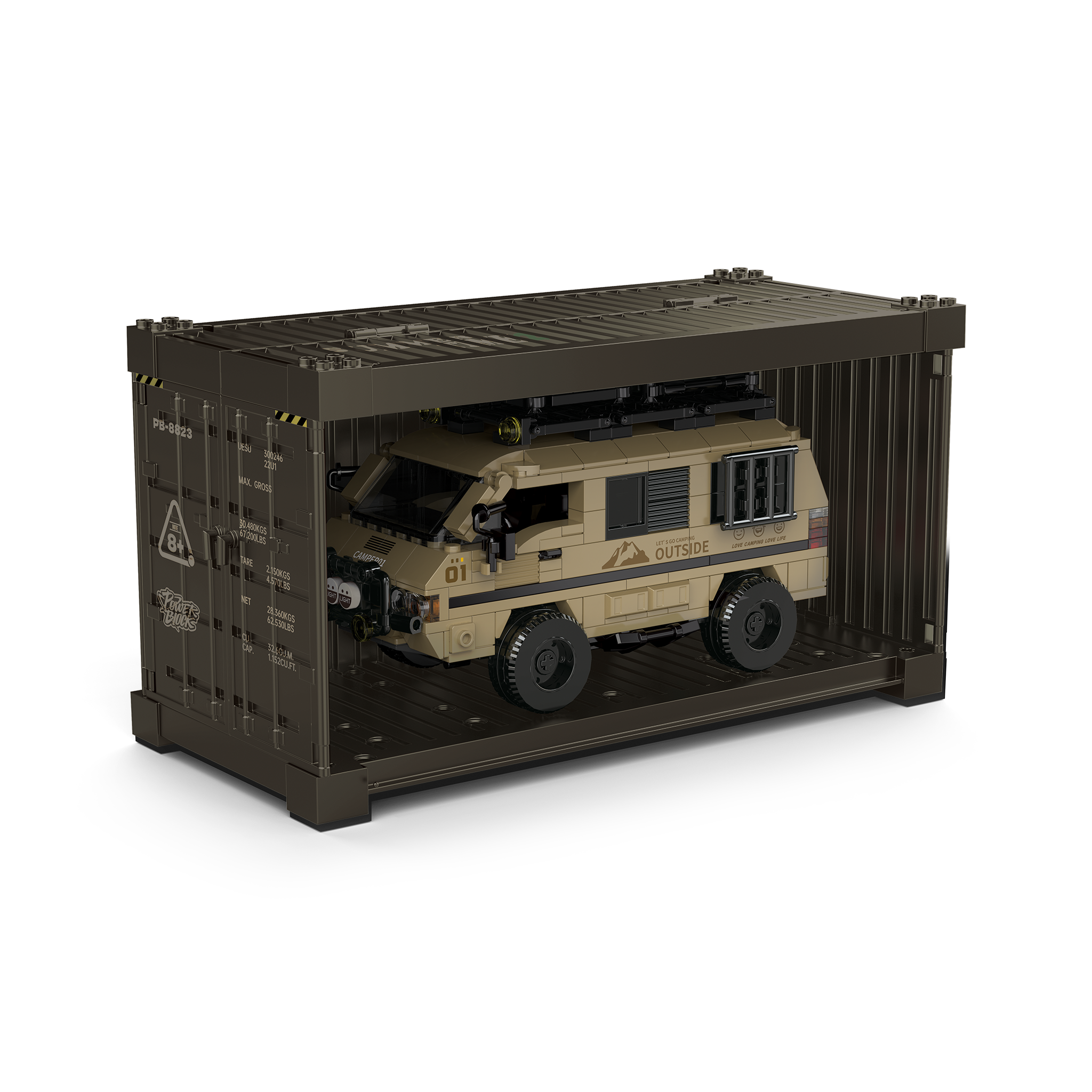Classic Japanese Campervan | 492pcs | Block World