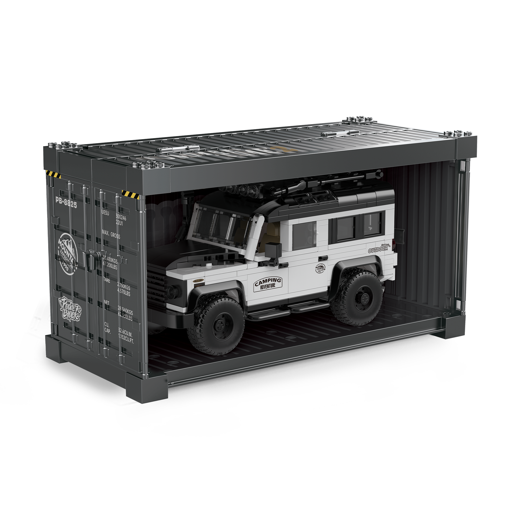 Camping Edition British Off Roader | 676pcs | Block World
