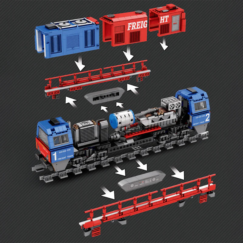 Freight Train | 1979pcs | Block World