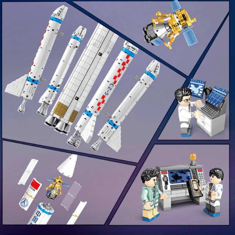 Cryogenic Liquid Launch Vehicle | 1201pcs | Block World