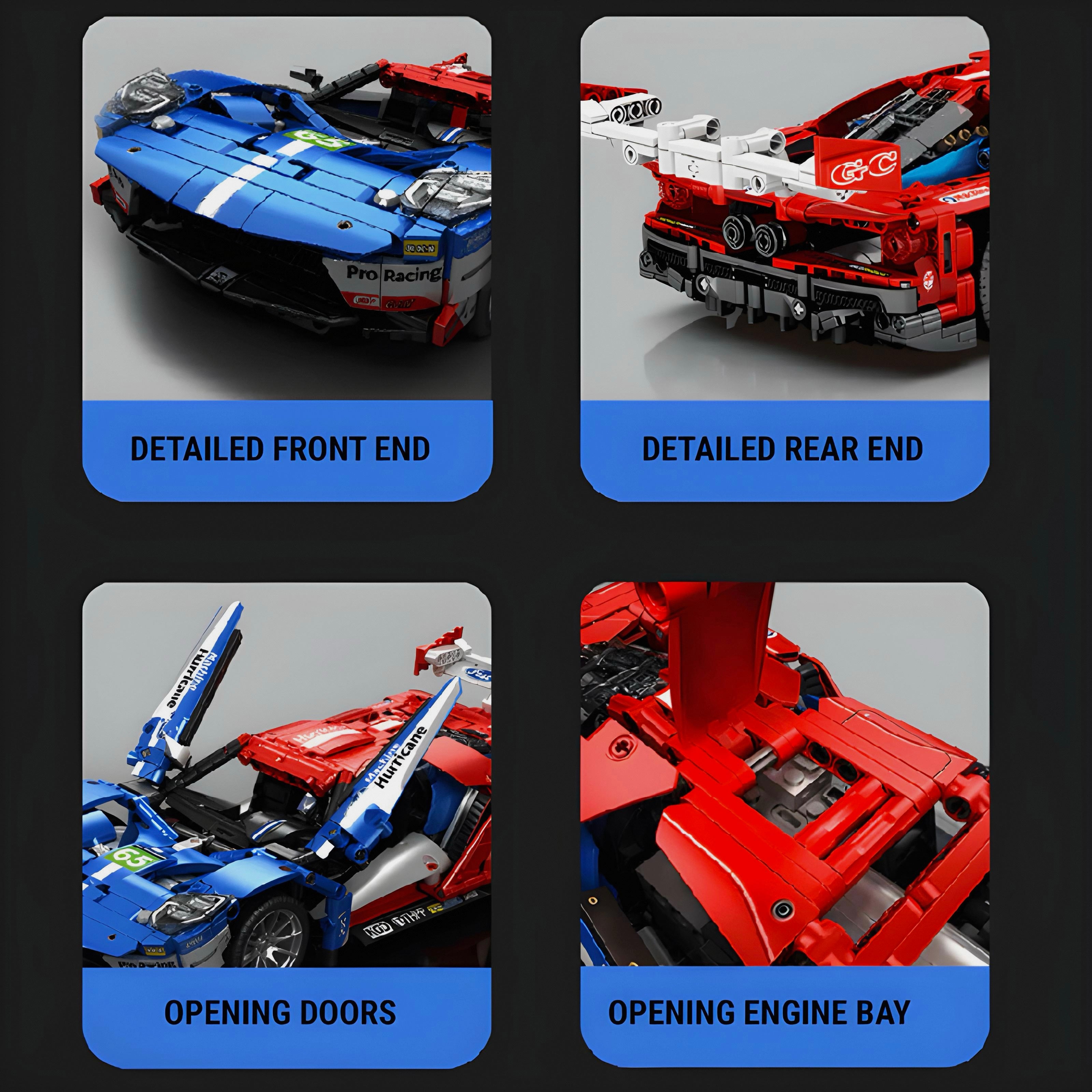 Remote Controlled Race Spec GT Hypercar | 1258pcs