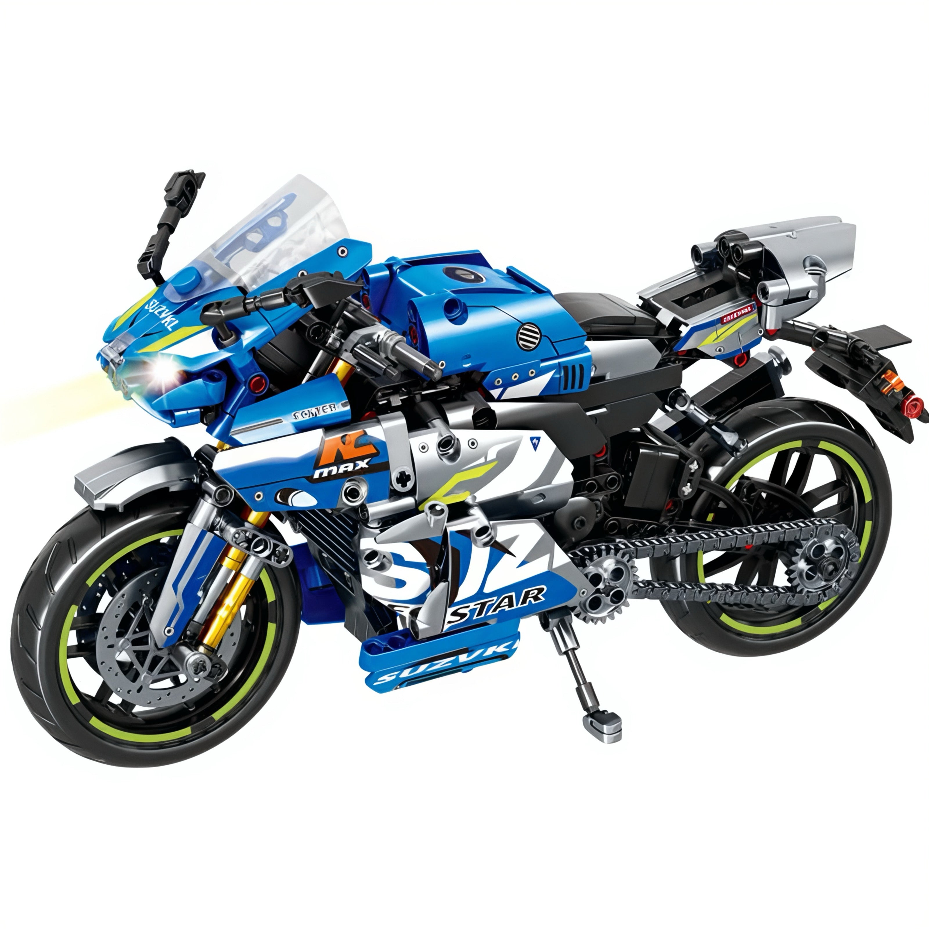 GSX-R600 Racing Icon | 822pcs | Block World