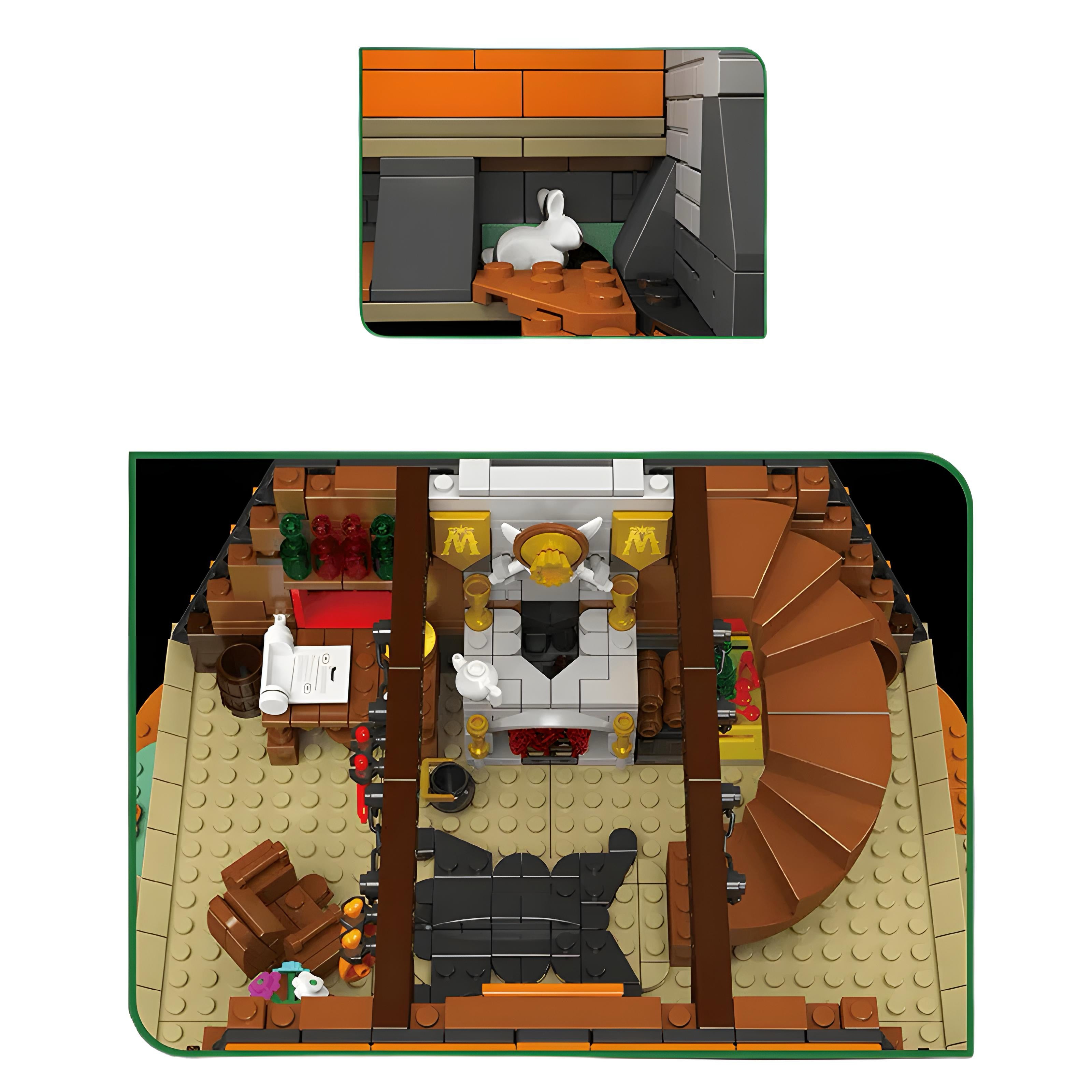 Wooden Cabin in the Woods | 3398pcs