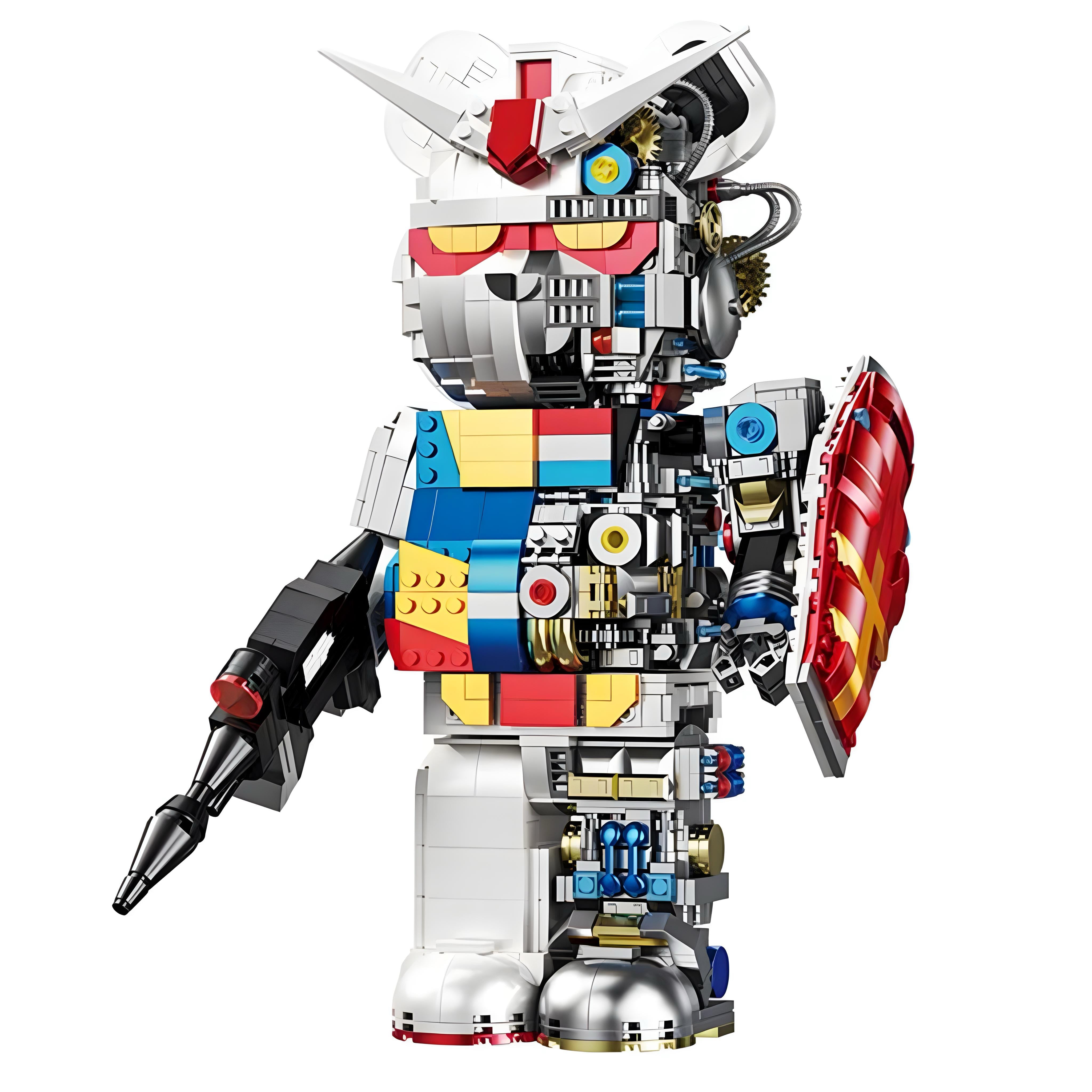 Bearblock #Fightbot 400% | 1682pcs | Block World