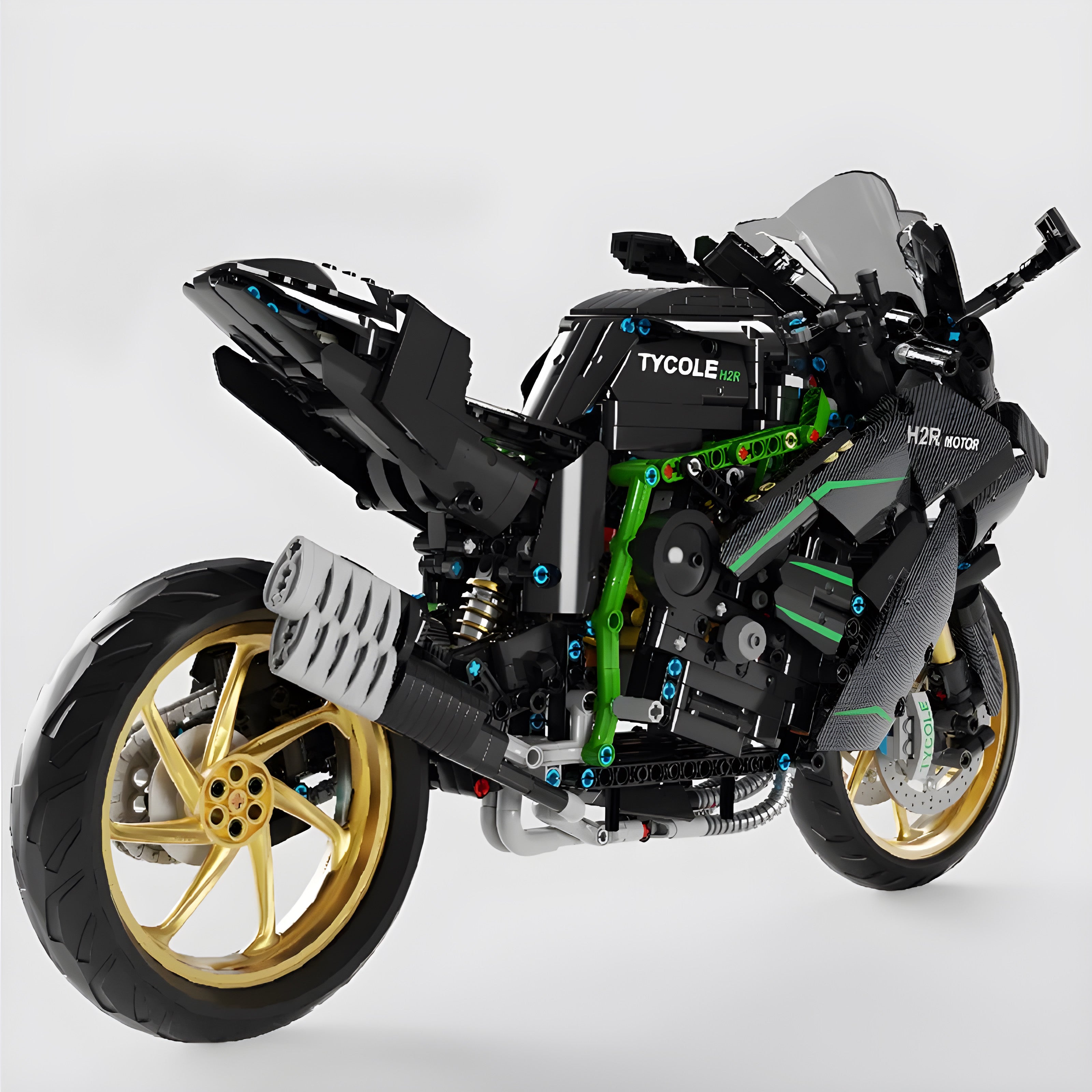 "Hurricane" H2-R Motorbike | 1808pcs | Block World