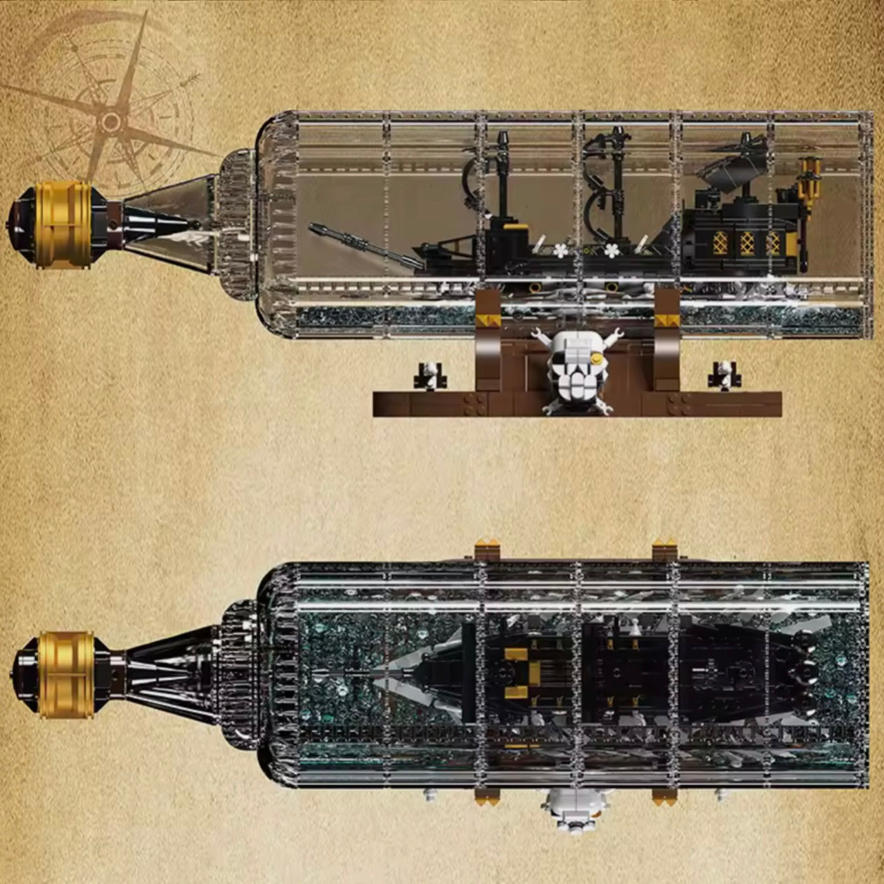 Ship in a Bottle | 2208pcs