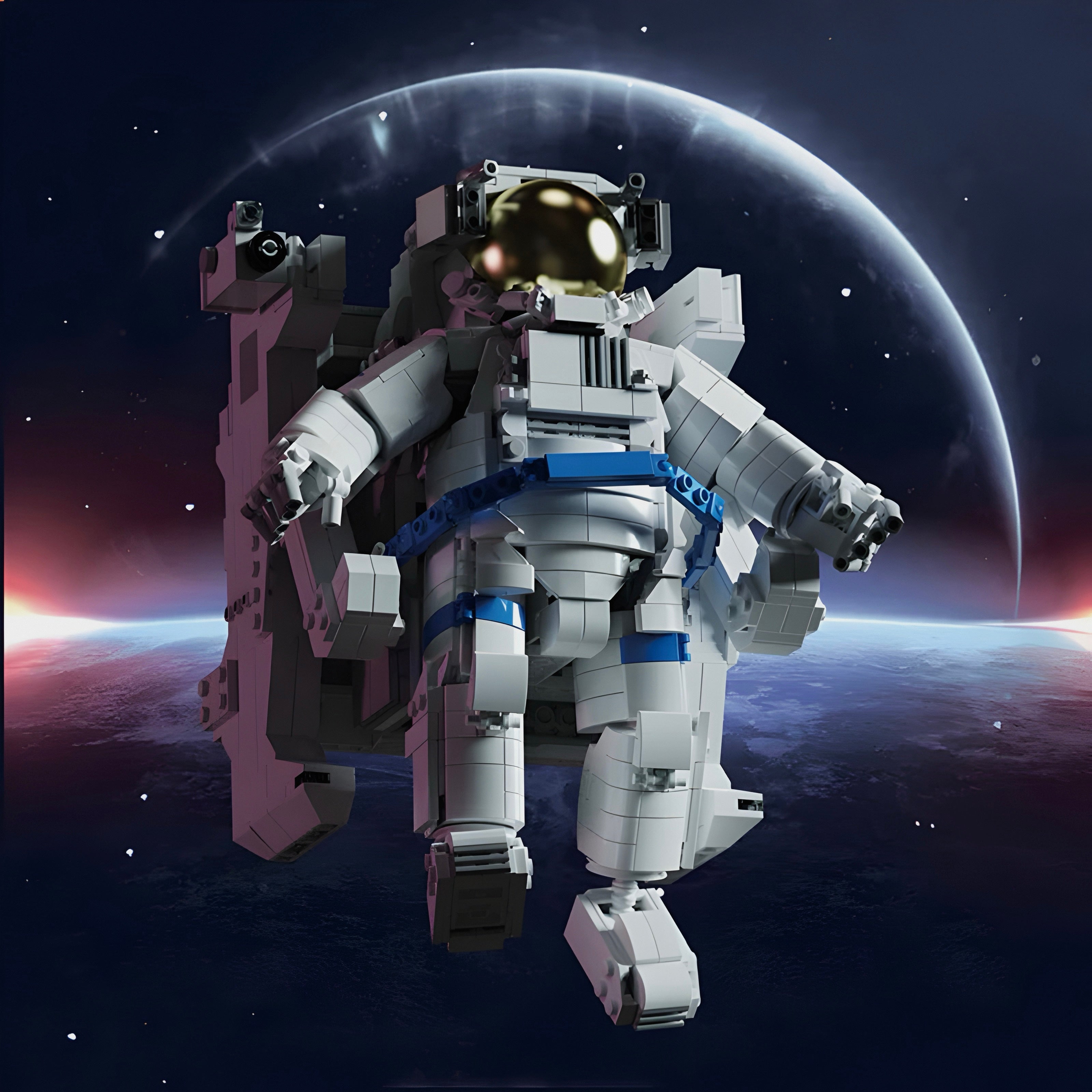 Limited Edition Astronaut | 1516pcs | Block World