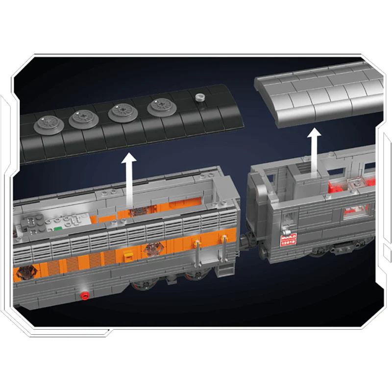 Emd F7 Locomotive | 1540pcs