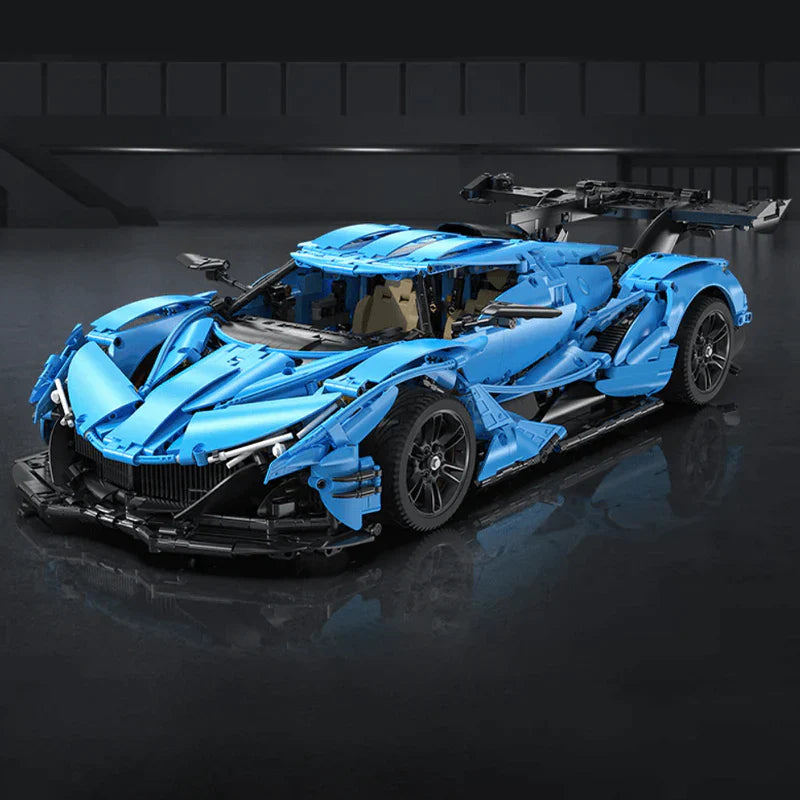 Blue Edition V12 Hypercar | 3864pcs | Block World