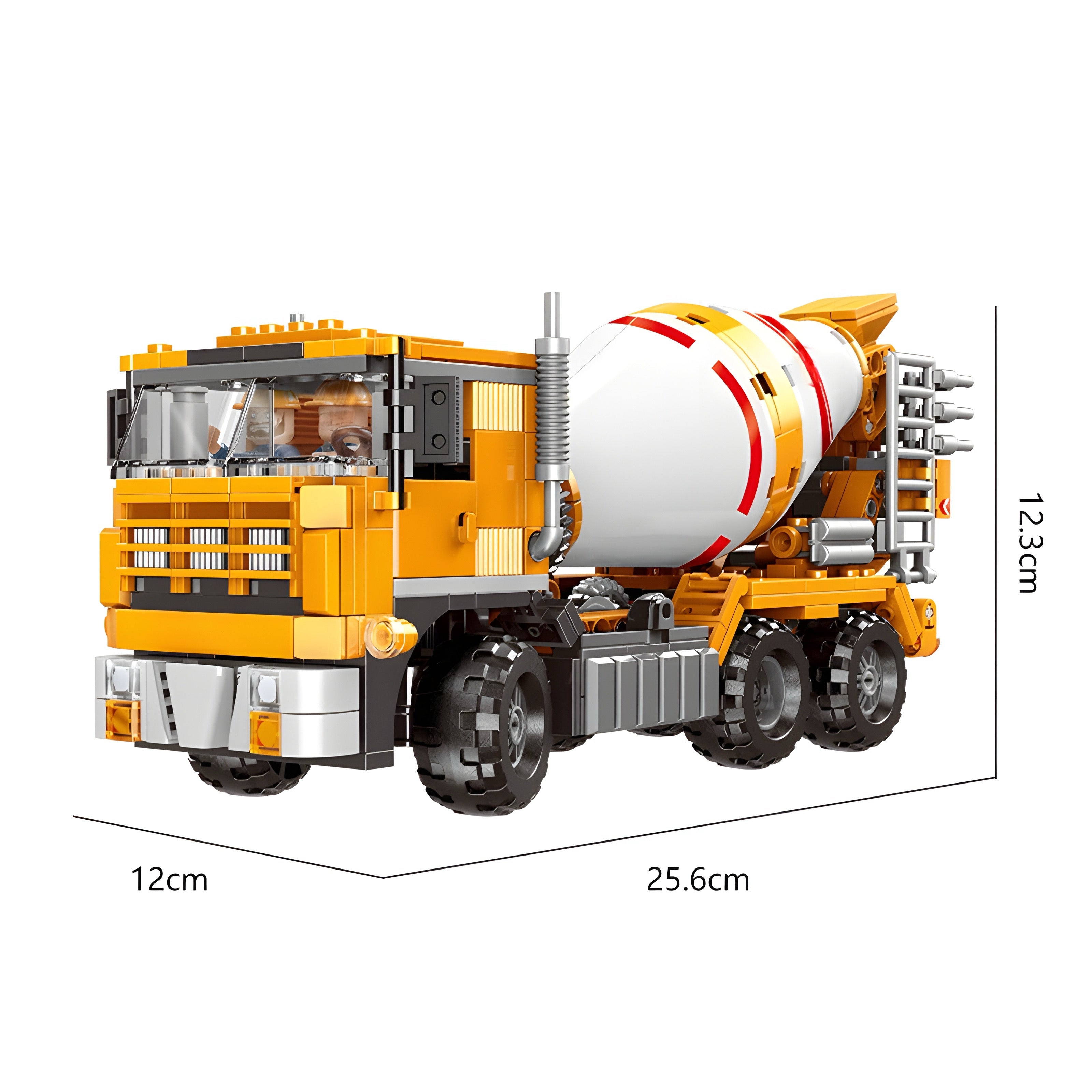 Cement Mixer Truck | 656pcs | Block World