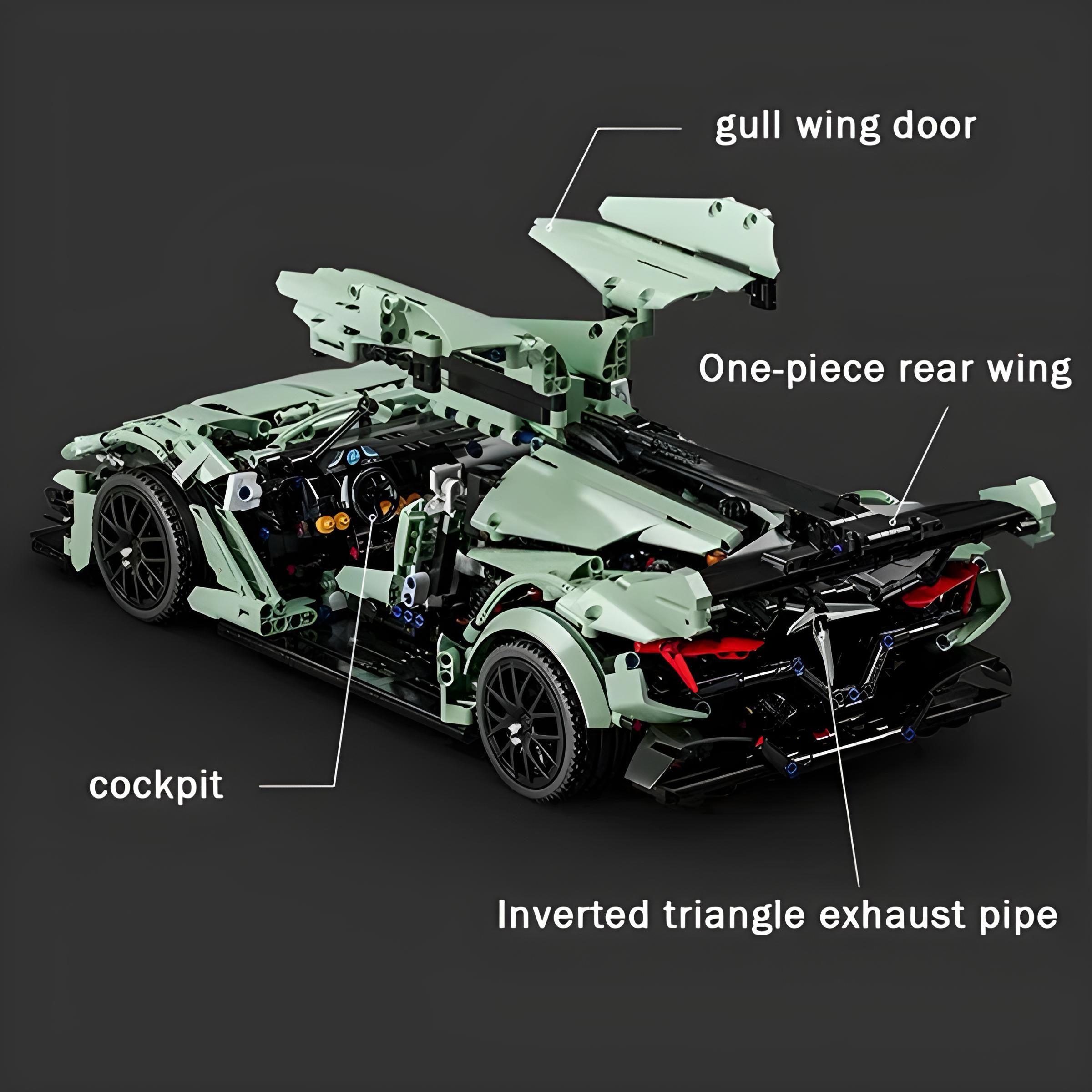 Intensa Emozione Hypercar | 2816pcs
