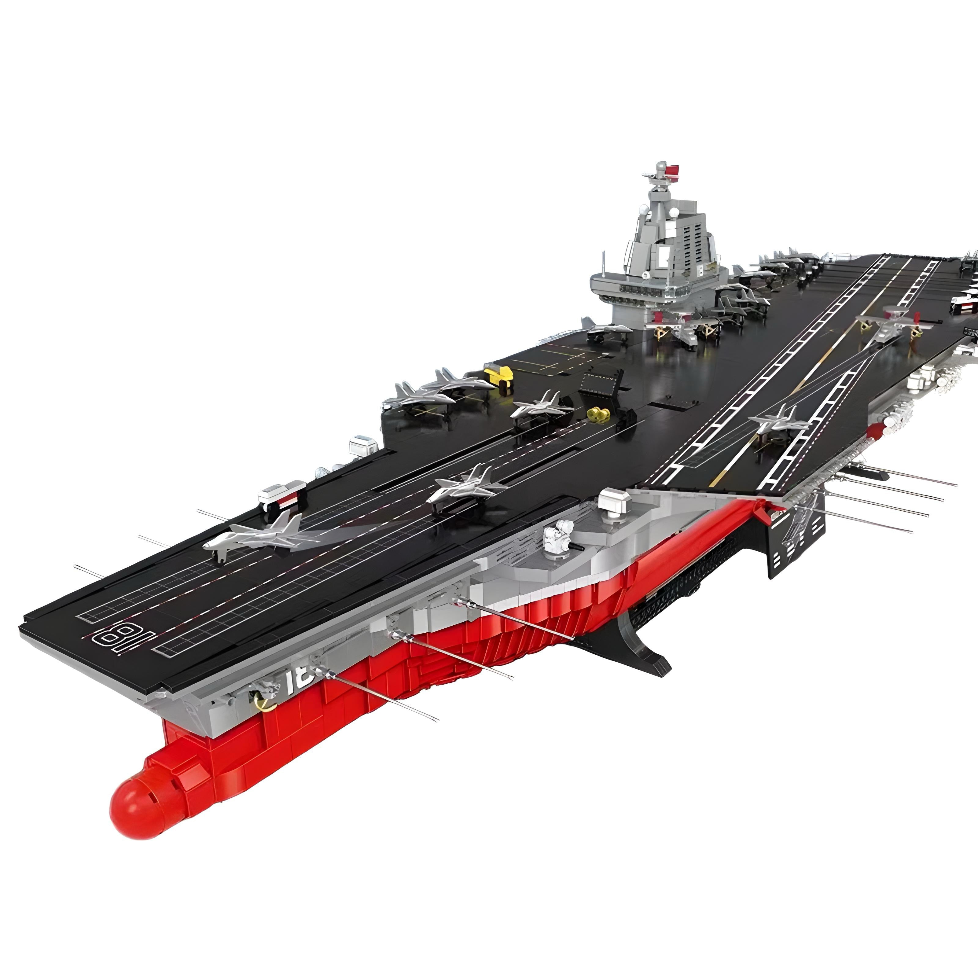 Aircraft Carrier 1:250 | 7018pcs | Block World