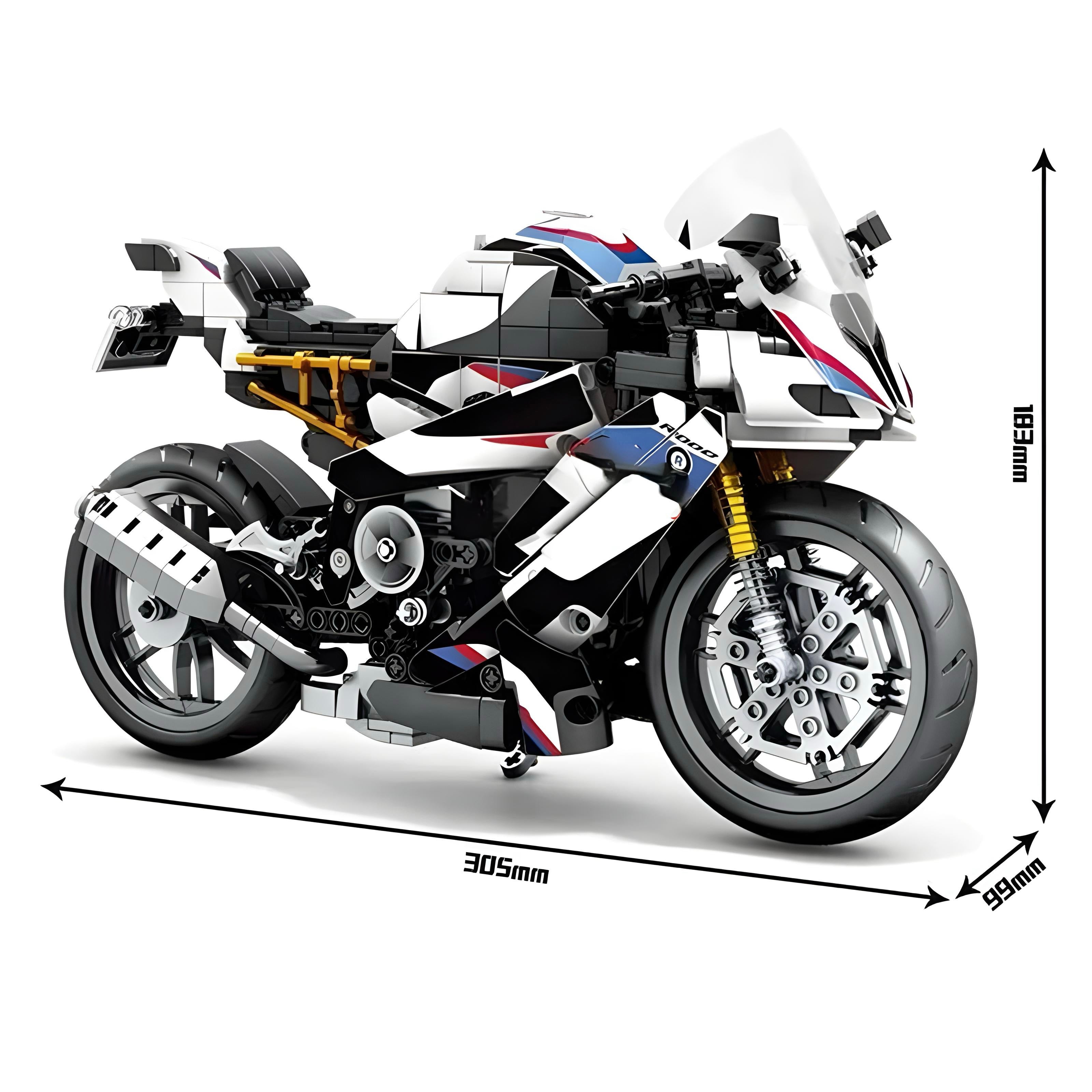 German Sports Bike | 814pcs | Block World