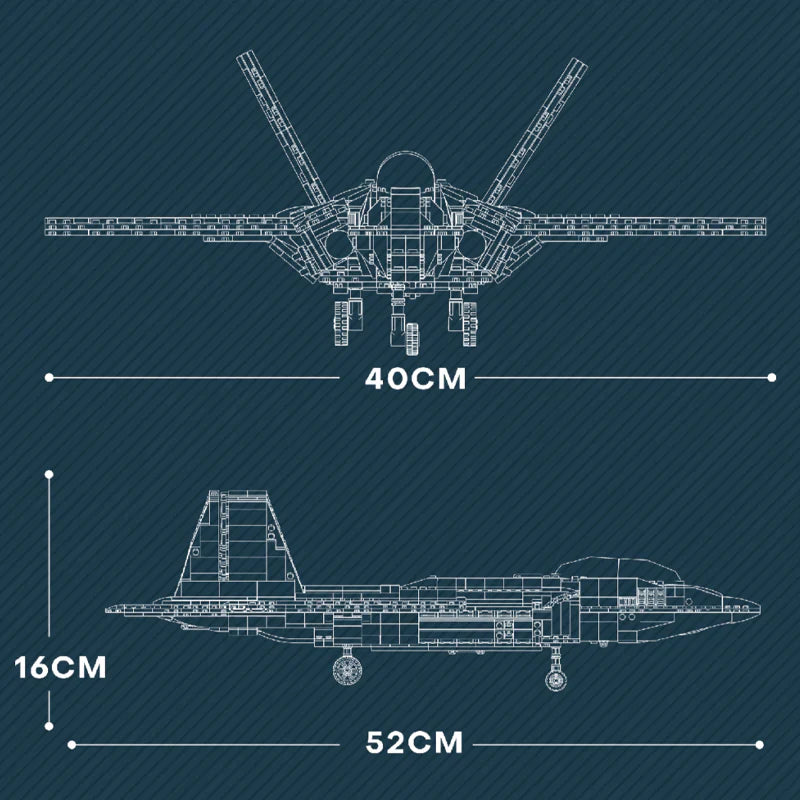 F-22 Raptor | 1836pcs