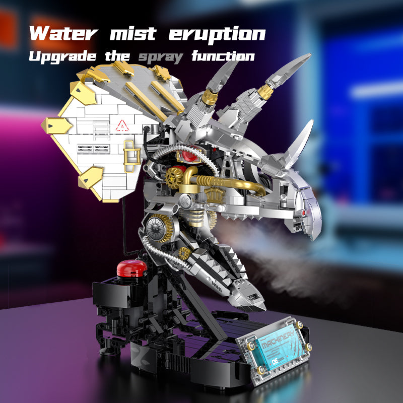 Cyber Triceratops Head | 928pcs | Block World