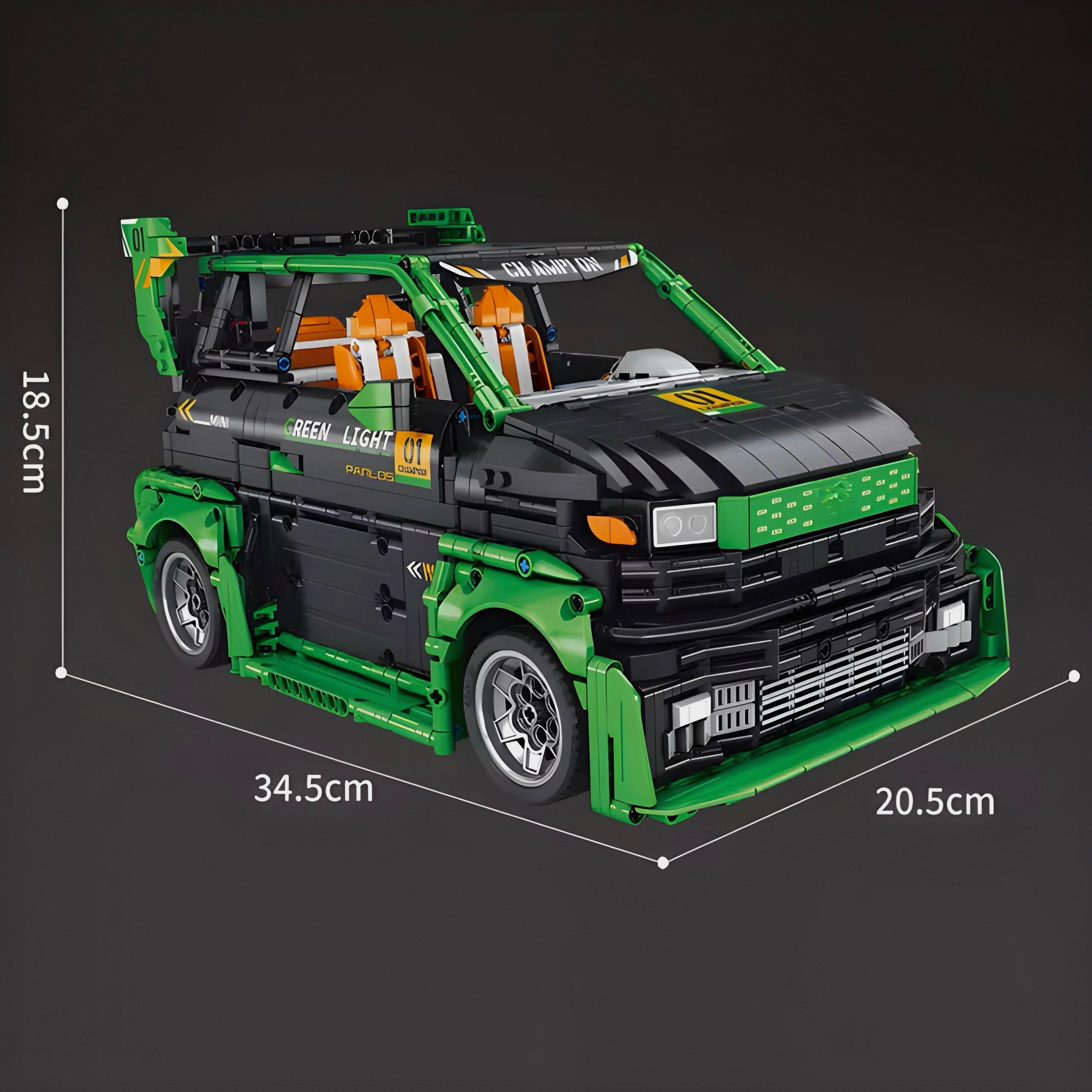 400BHP Baby Rocket | 2862pcs | Block World