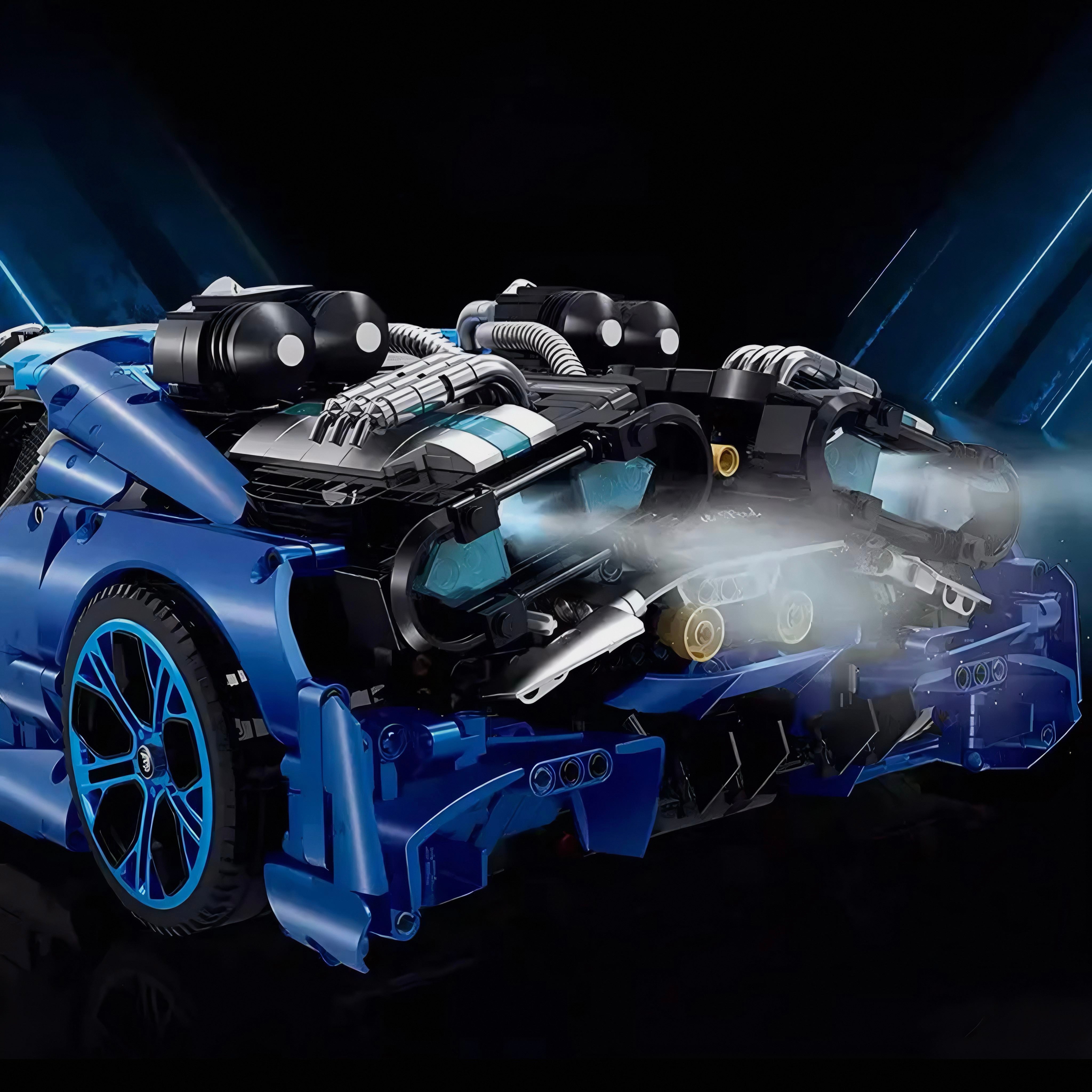 Jet Edition W16 Hypercar | 3686pcs | Block World