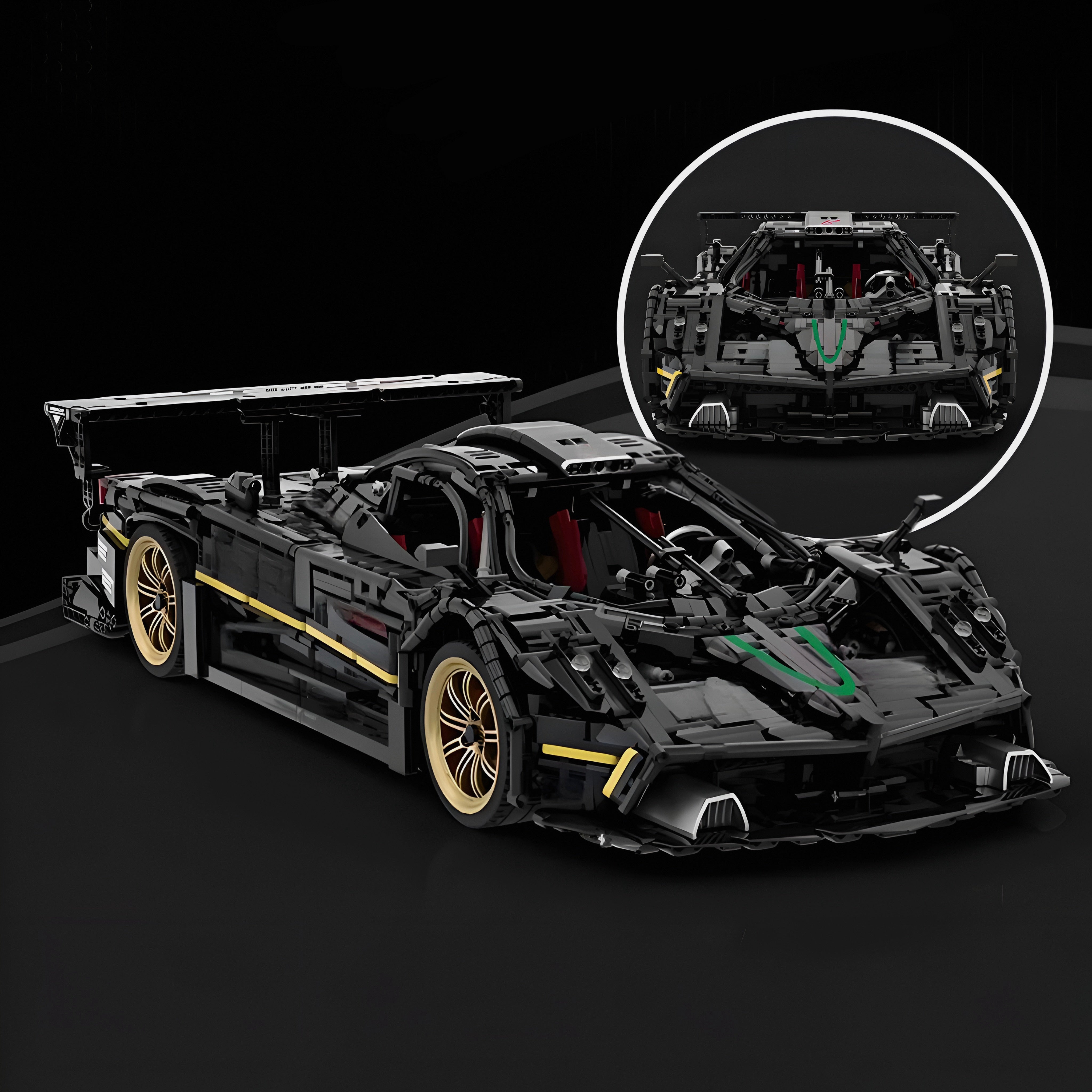 Pagani Zonda R | 4500pcs