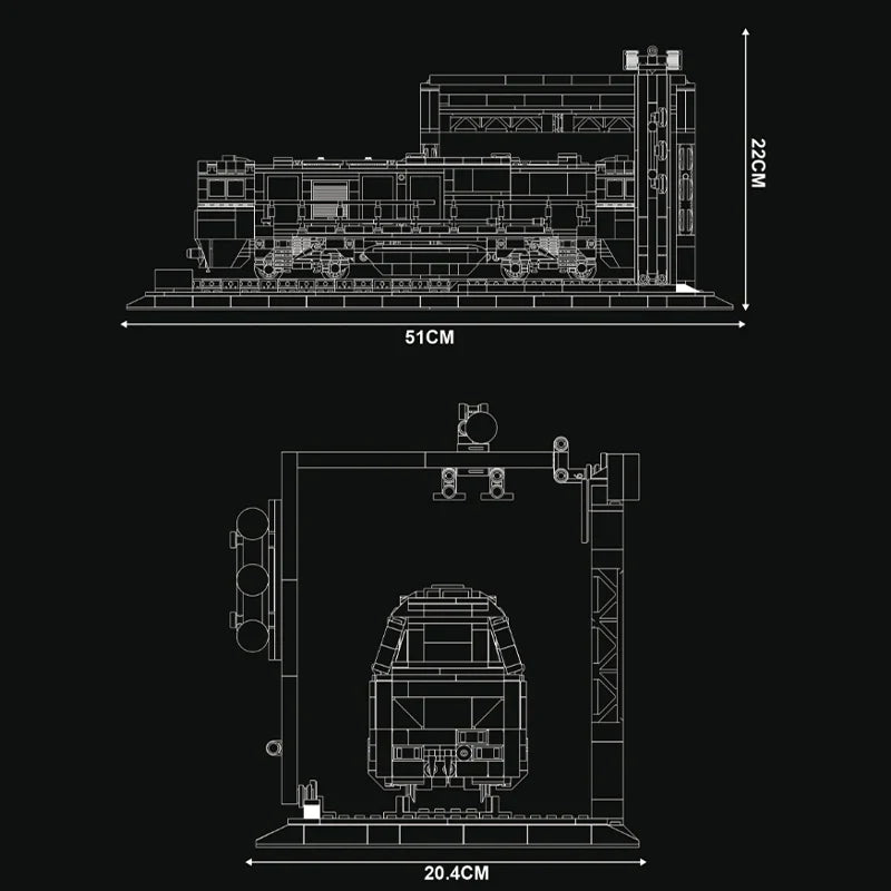 Freight Train | 1979pcs